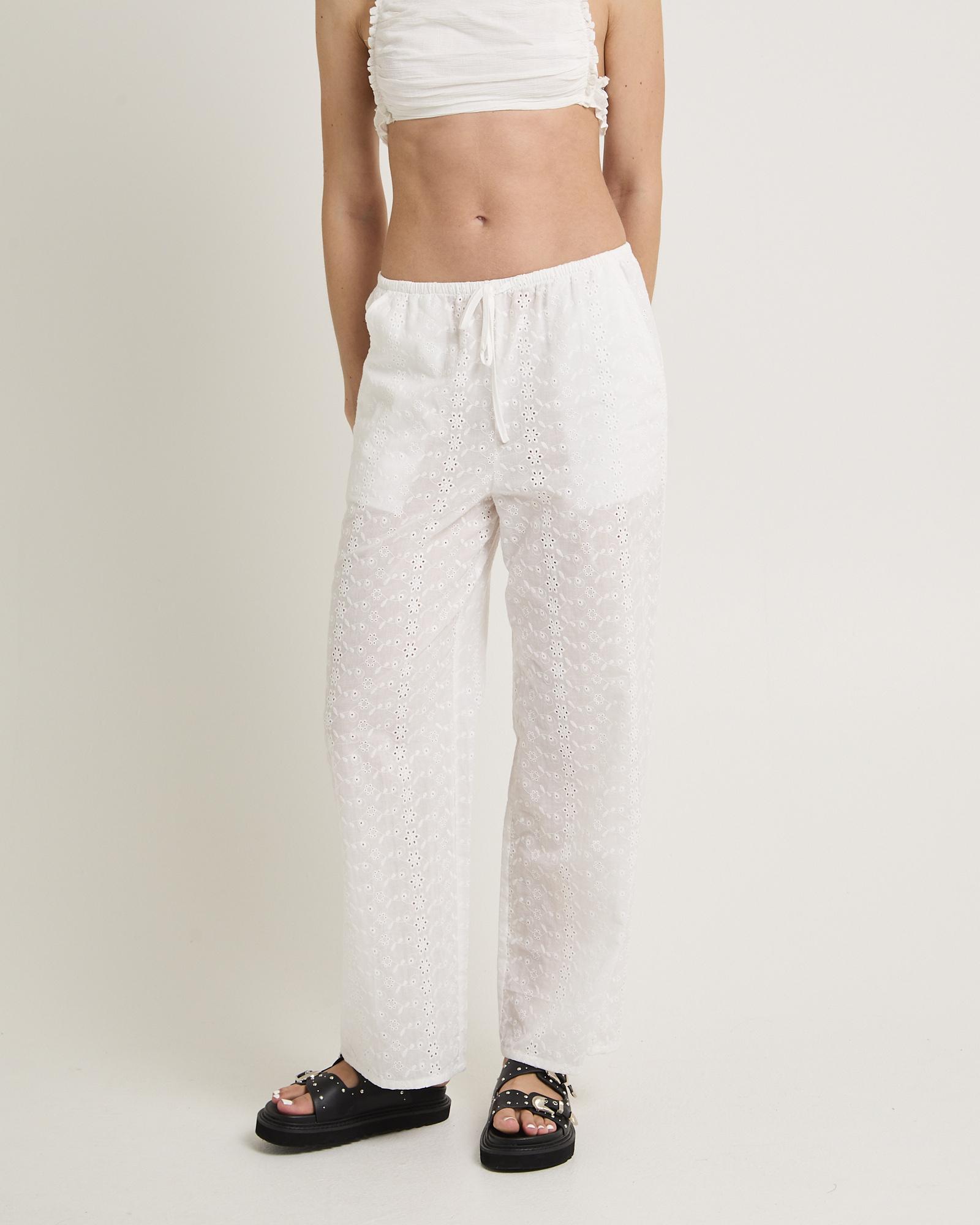 Elin Broderie Pants