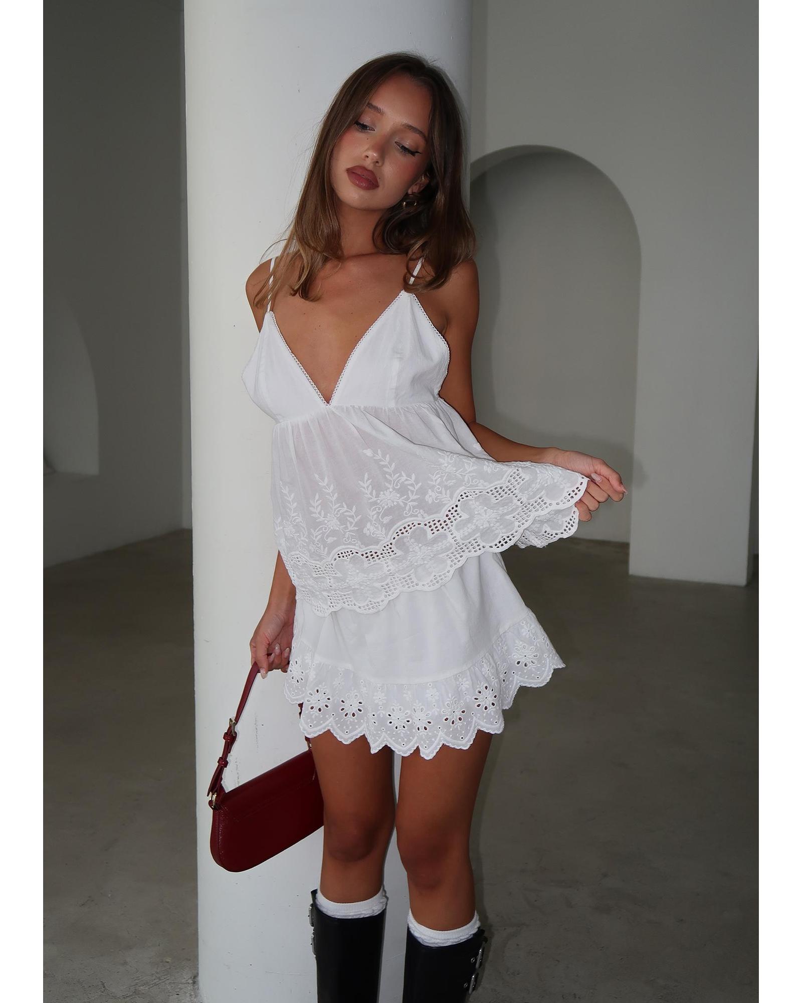 Byron Embroidered Skirt