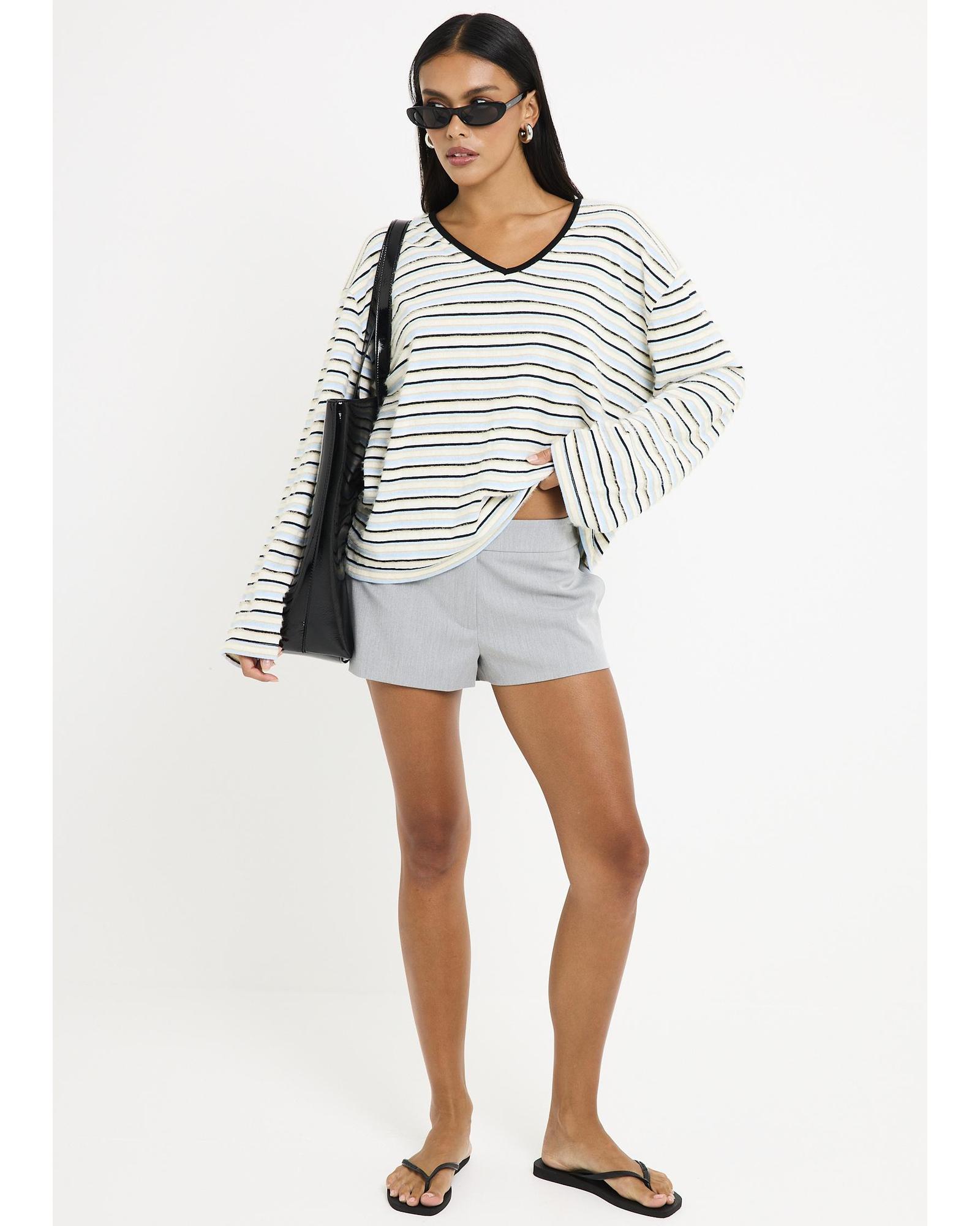 Julie Striped Long Sleeves Knit Jumper