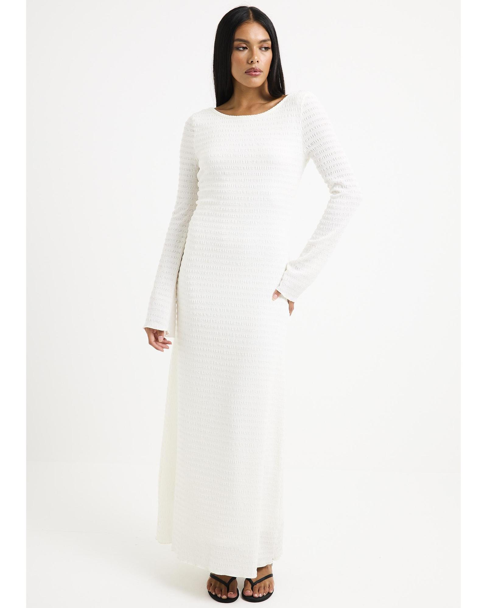 Havana Knit Long Sleeve Dress