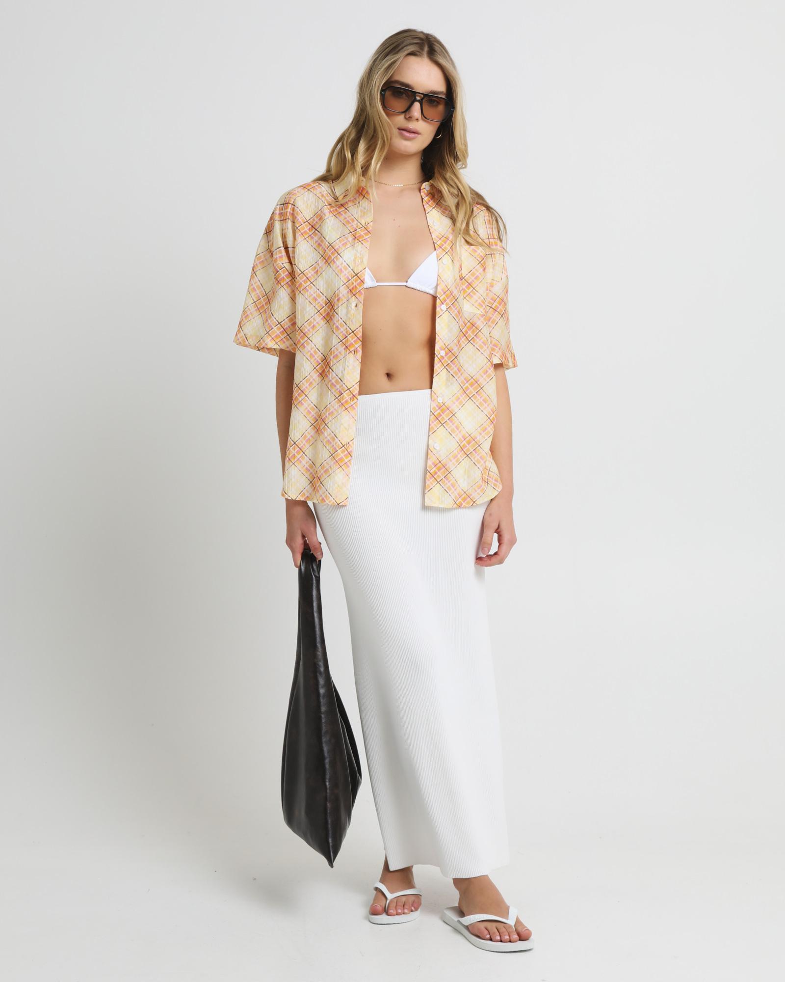 Nahla Oversized Check Shirt