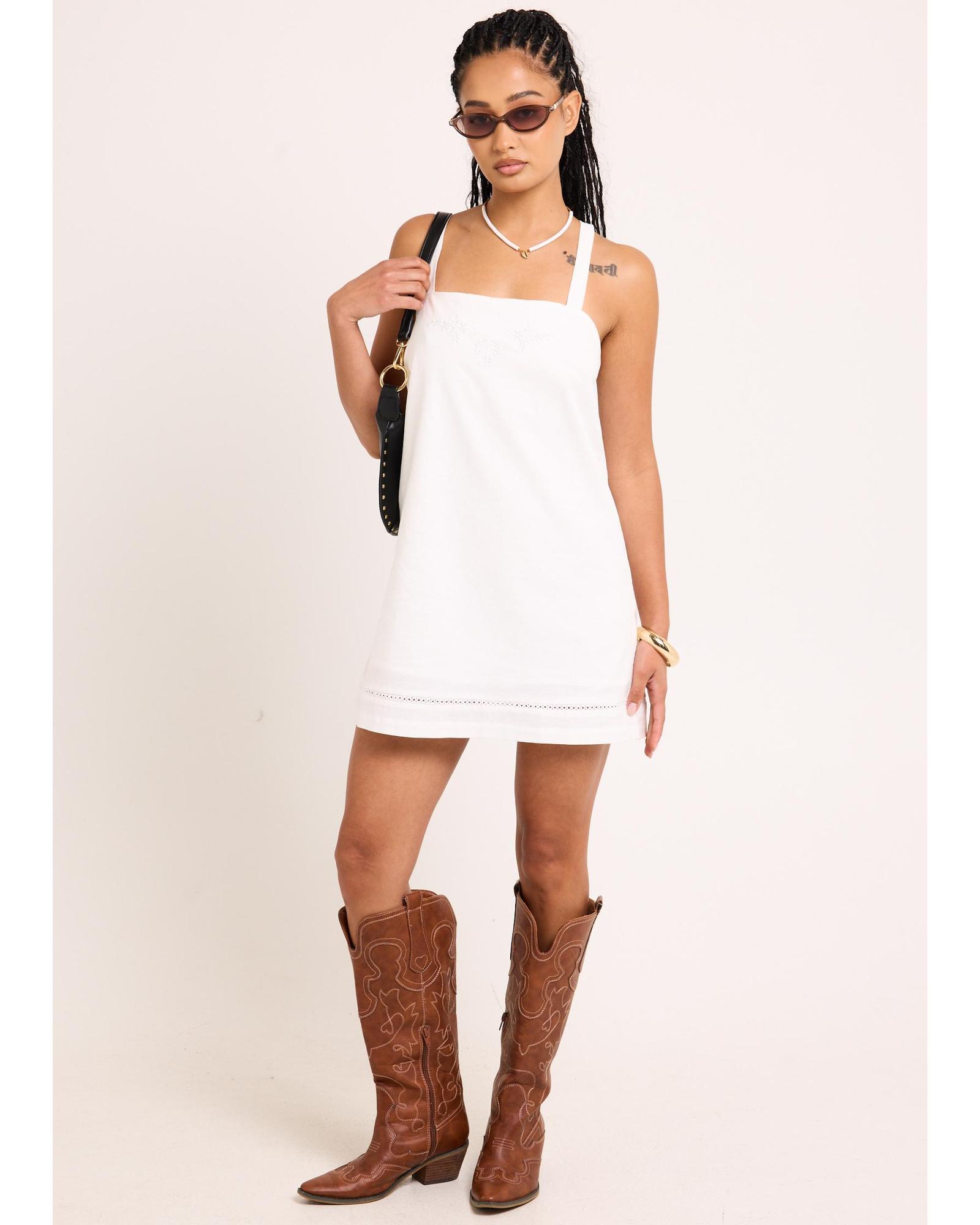 Nerida Lace Detail Mini Dress