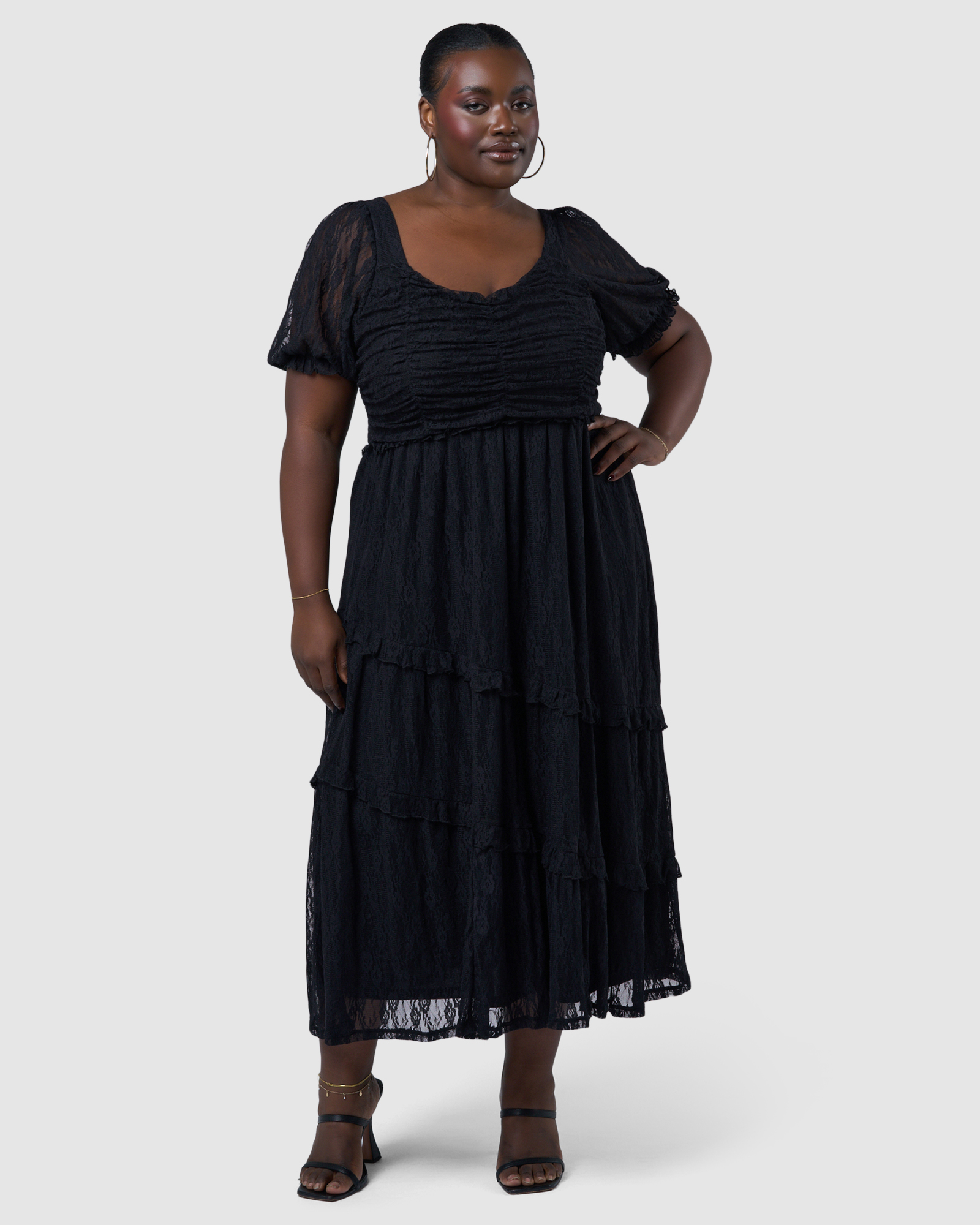 Highway Lace Midi Dress
