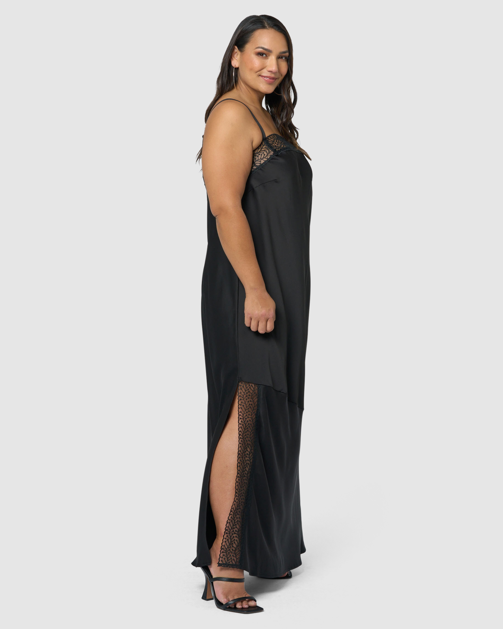 Vortex Maxi Slip Dress