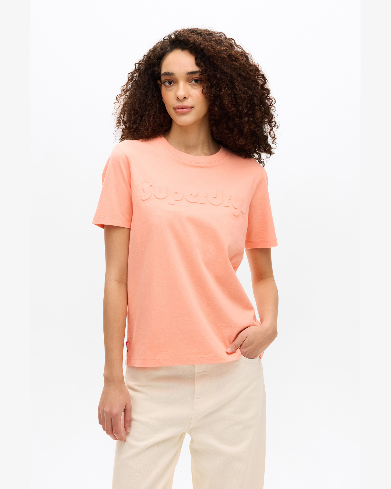 Embossed Logo Graphic Tee