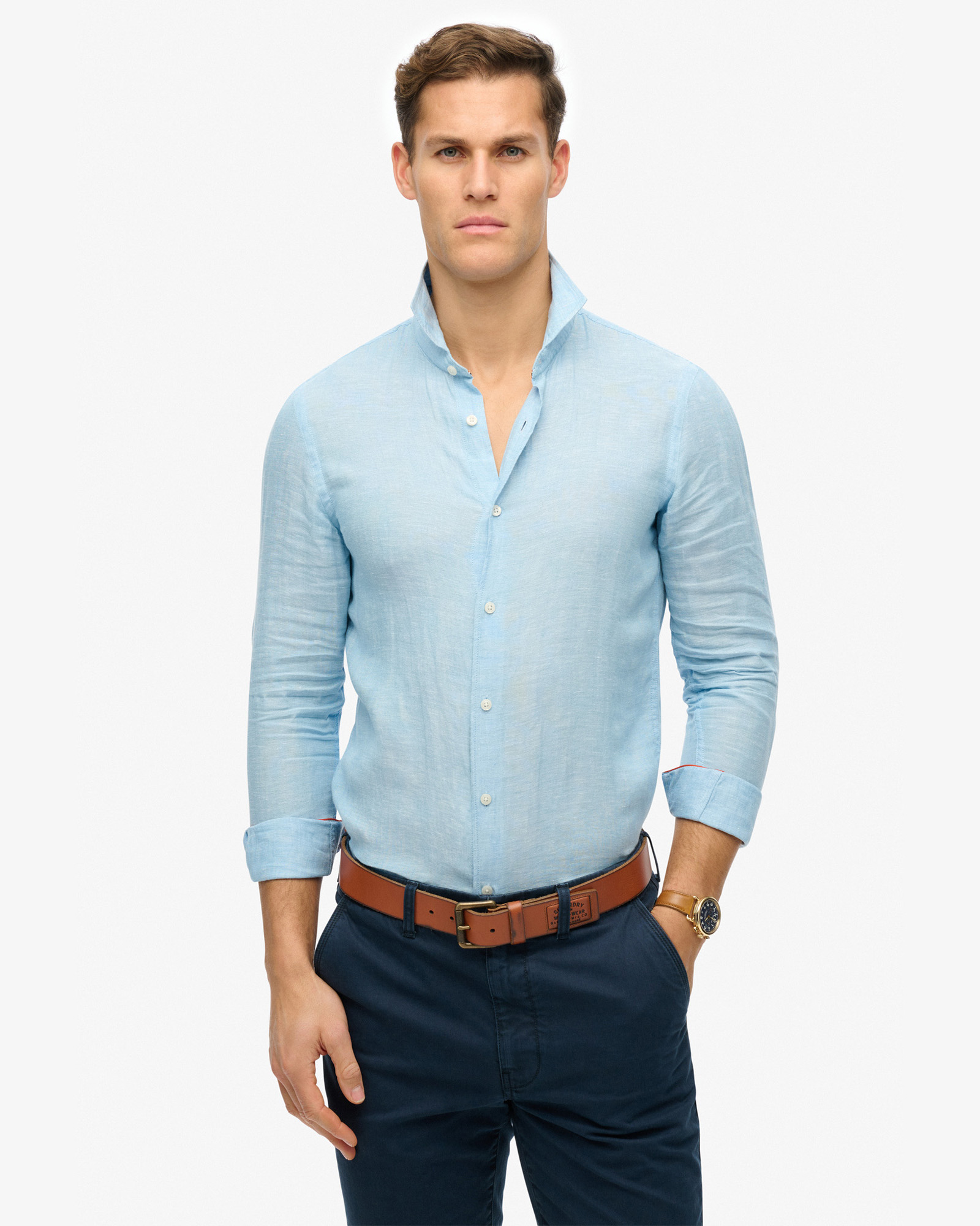 Vacation Long Sleeve Linen Shirt