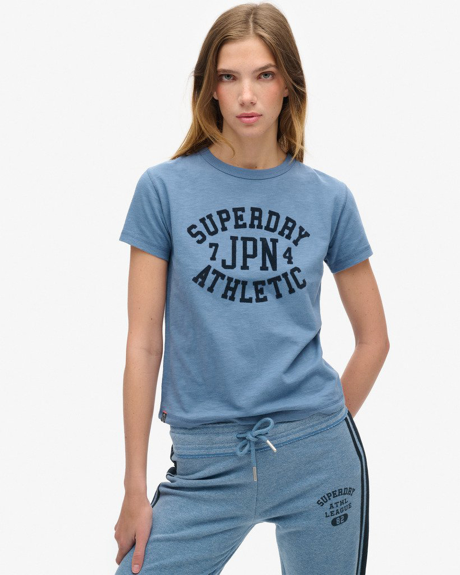 Athletic Graphic Fitted Slim Fit Tee