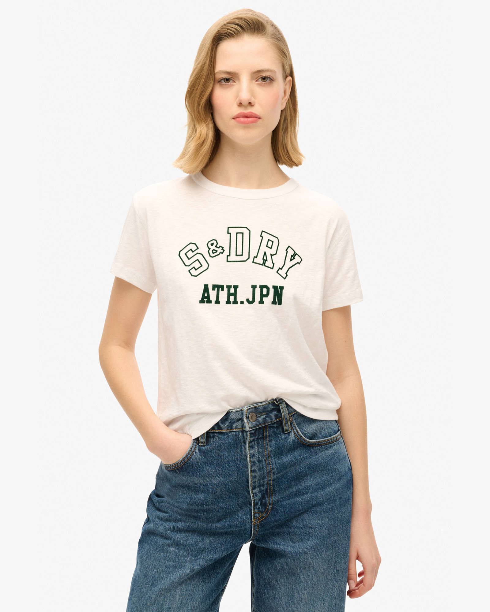 Athletic Graphic Fitted Slim Fit Tee