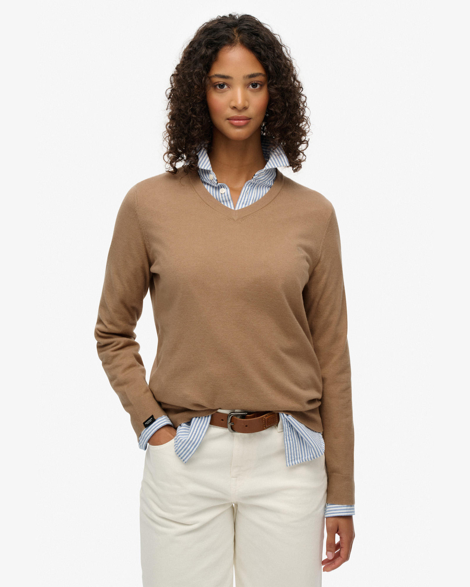 Classic V Neck Slim Fit Jumper