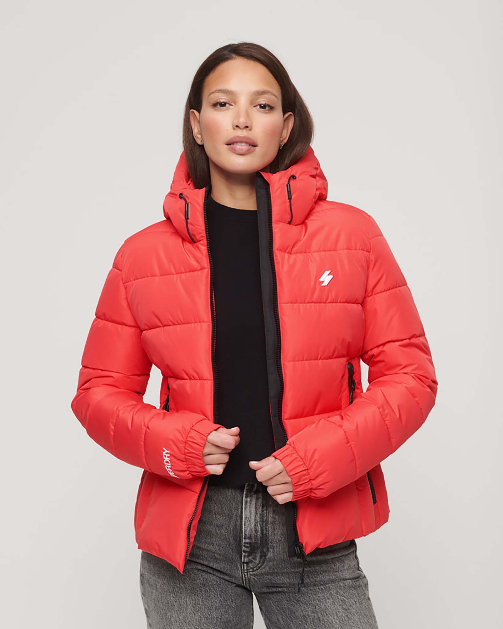 Slim Fit Hooded Spirit Sports Puffer