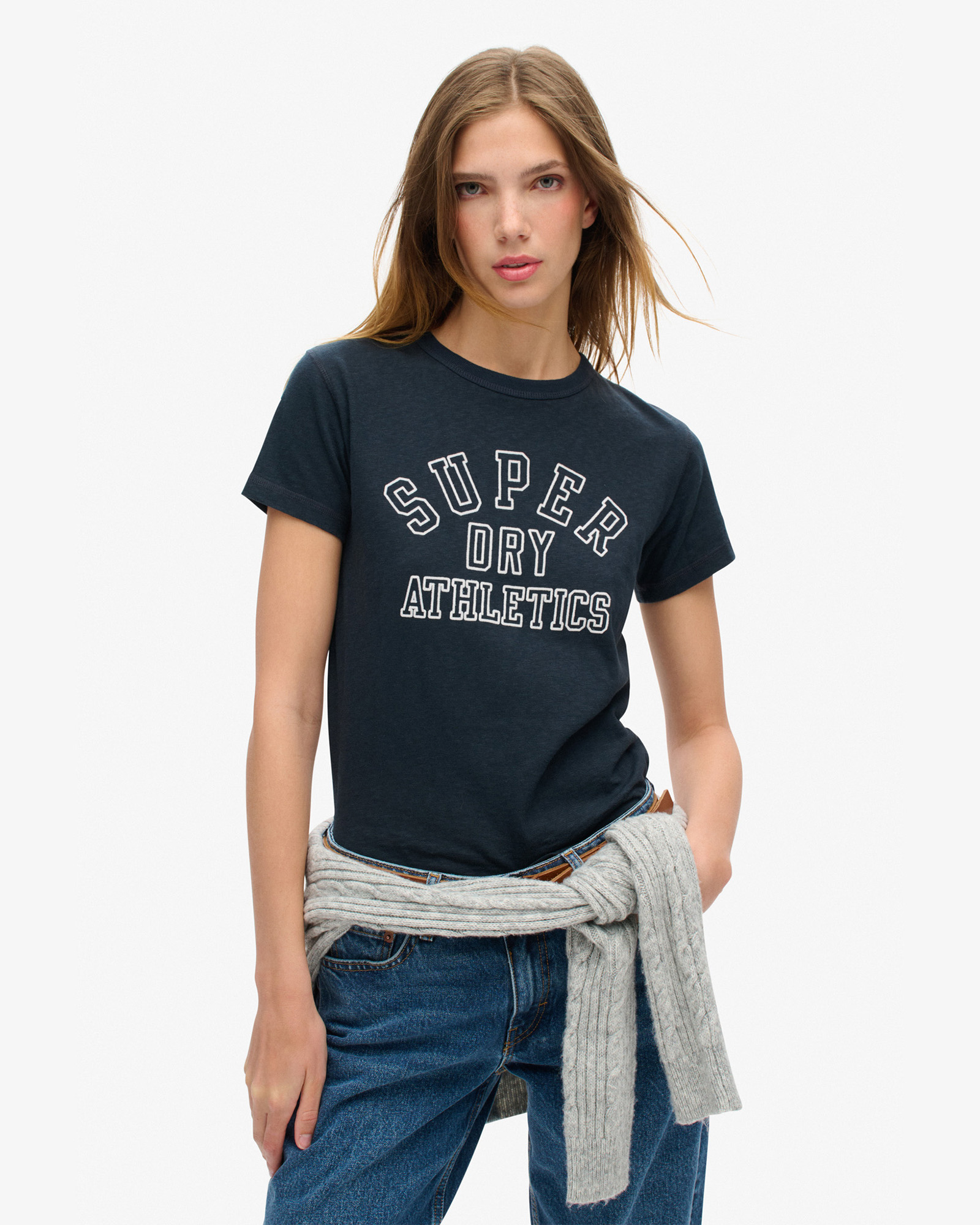 Athletic Graphic Fitted Slim Fit Tee
