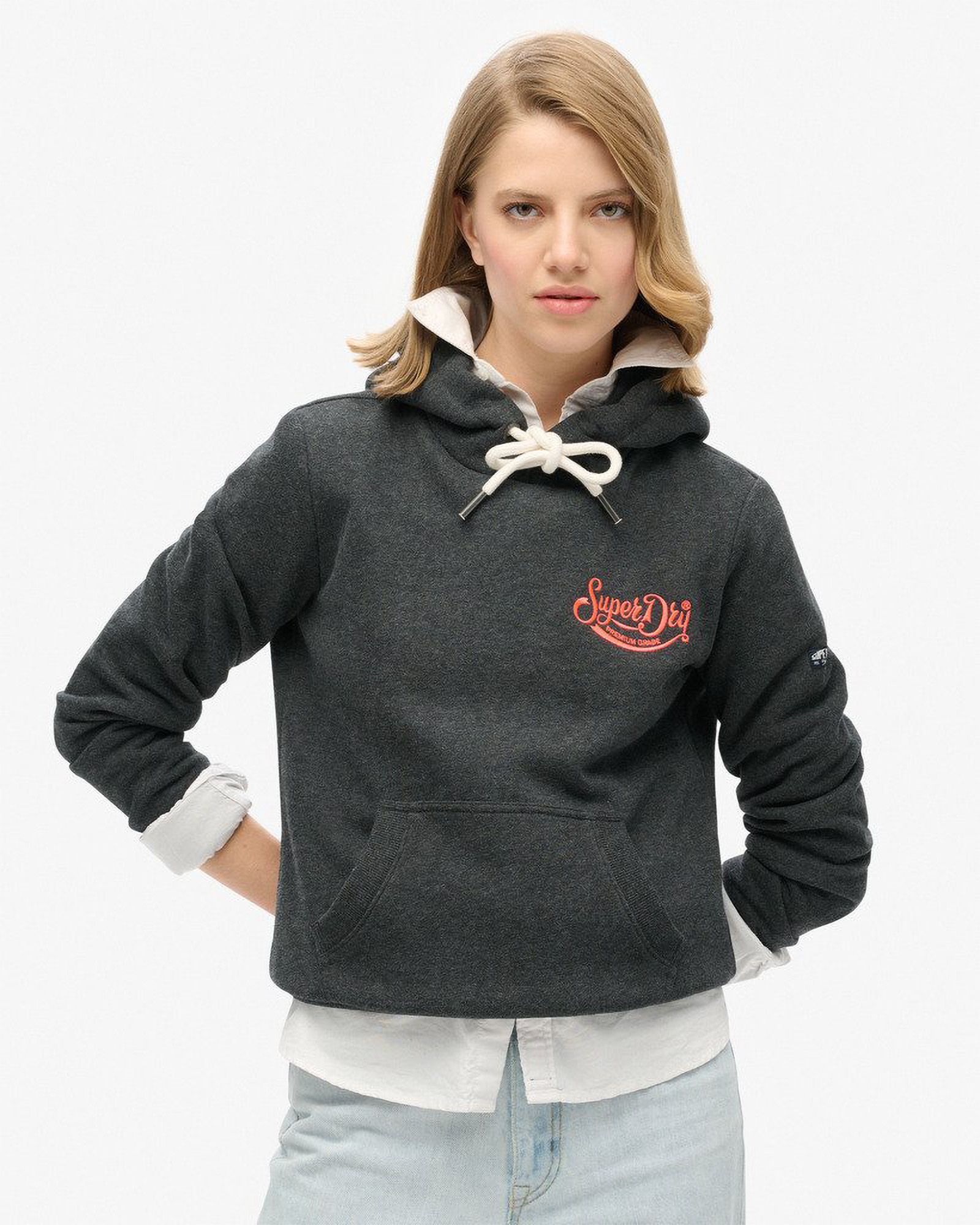 Neon Embroidered Graphic Hoodie
