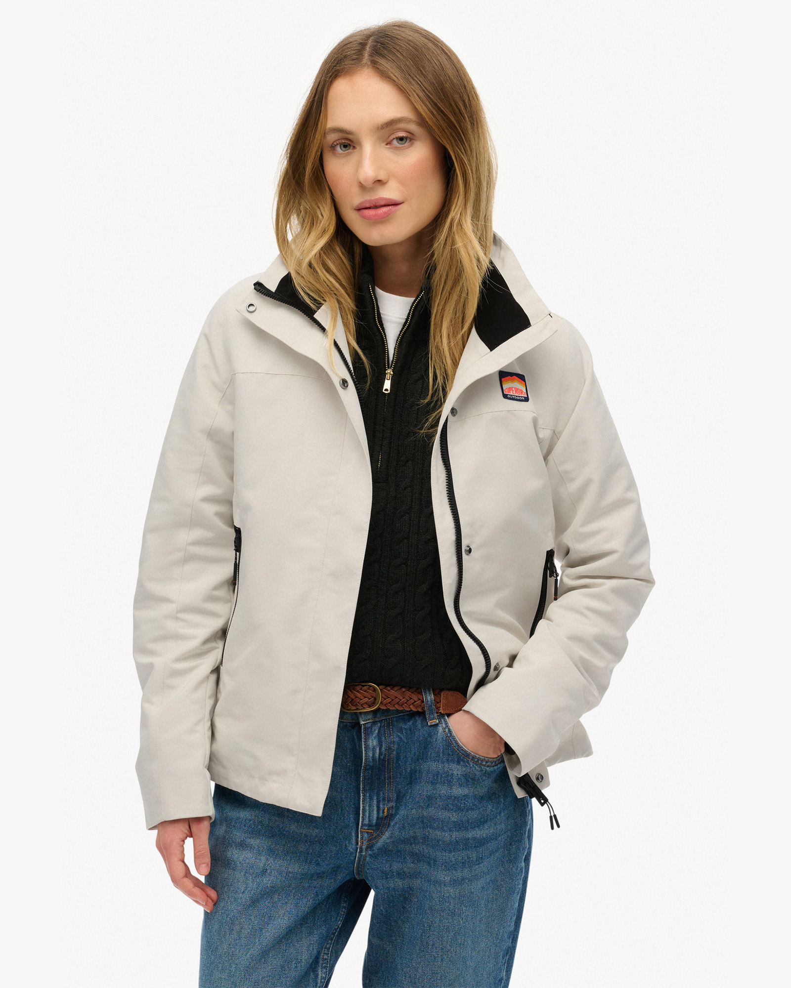 Non Hooded Shell Jacket