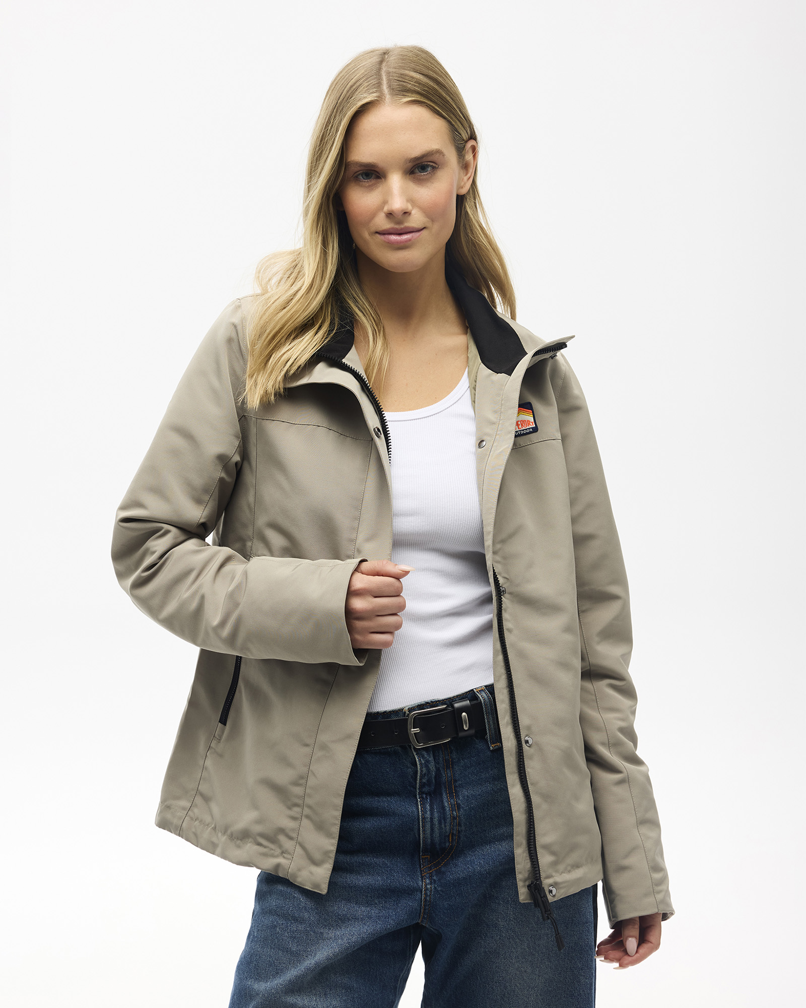 Non Hooded Shell Jacket