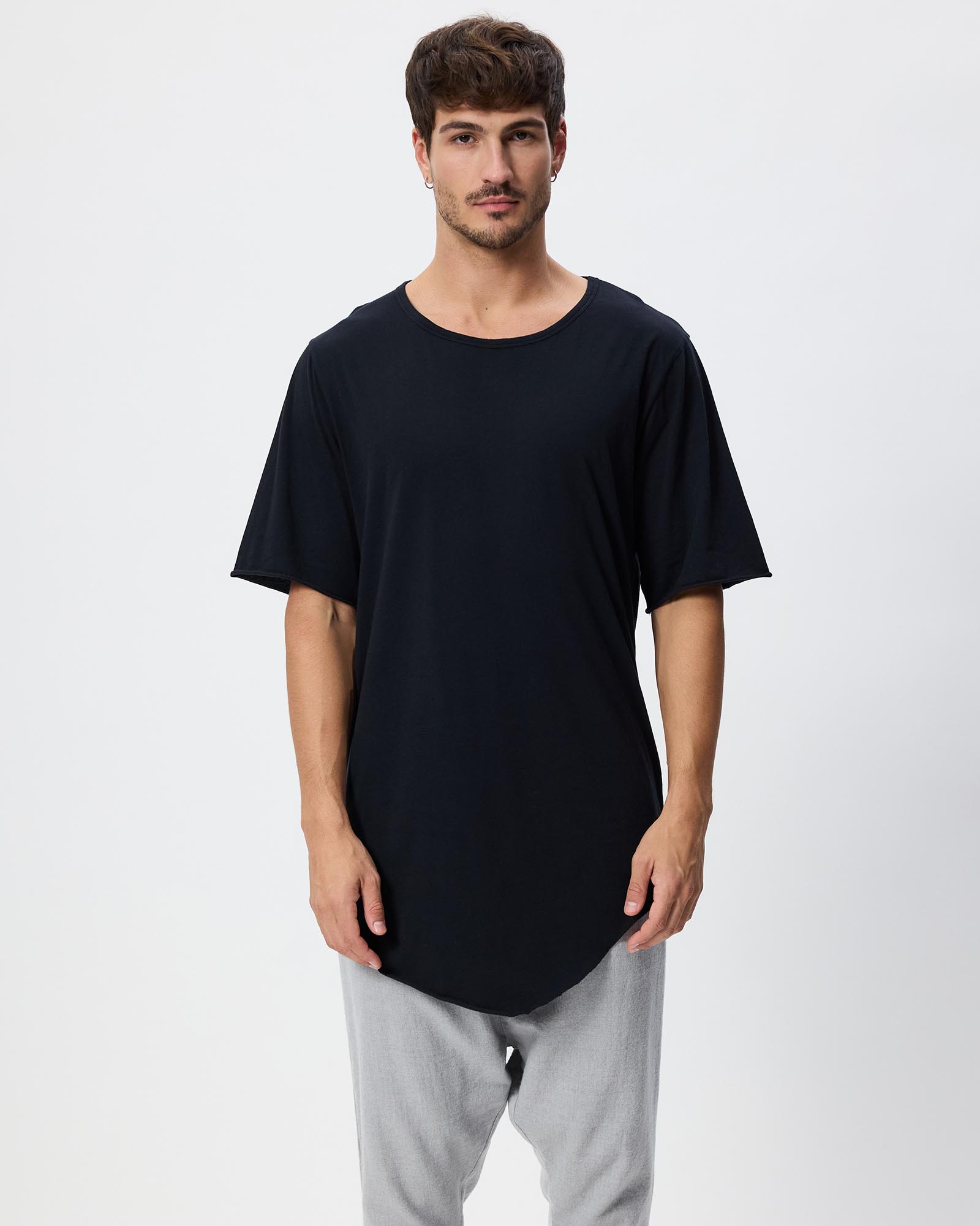 The Devilline Curved Hem T-Shirt