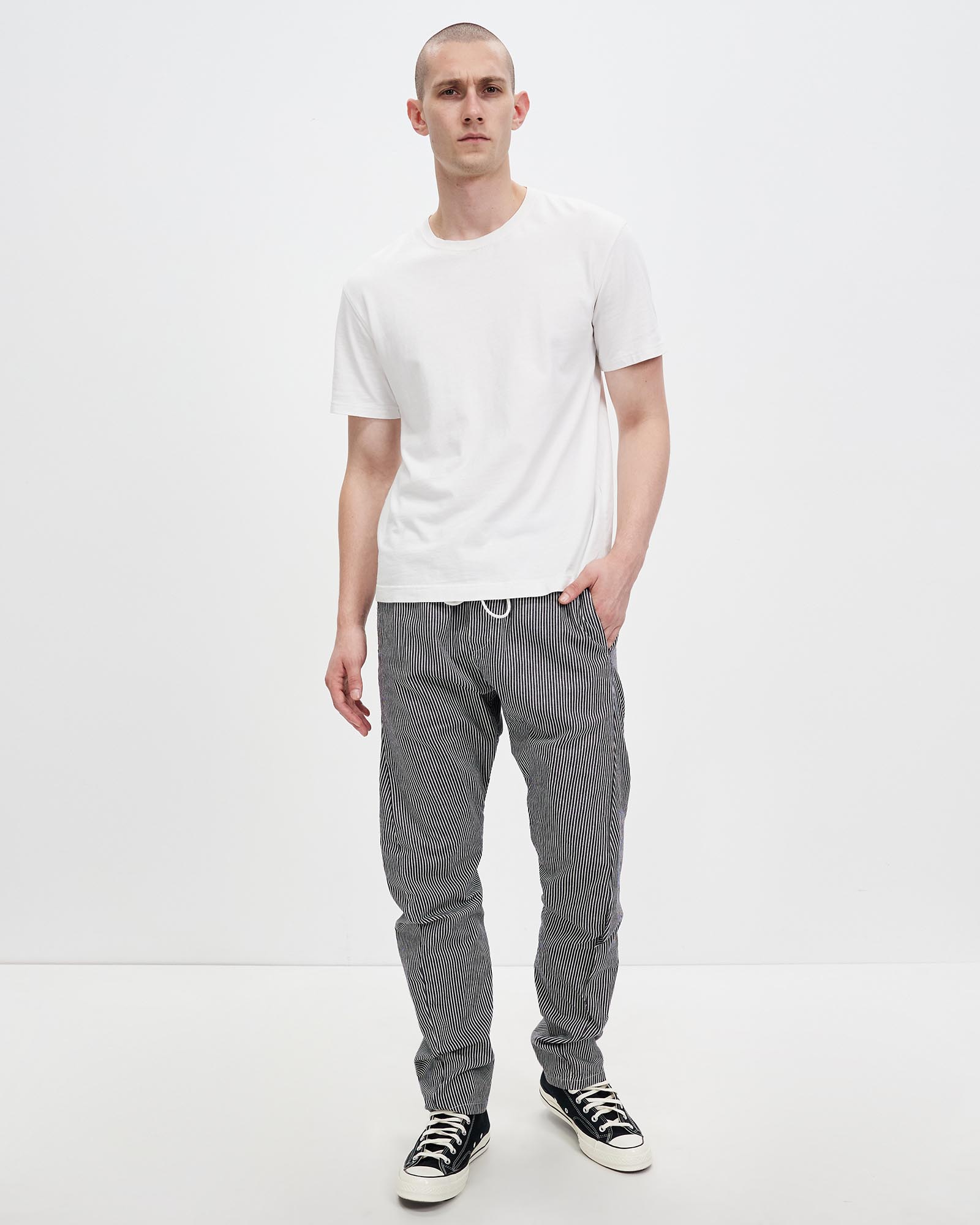 The Vanadium Denim Drawstring Pants