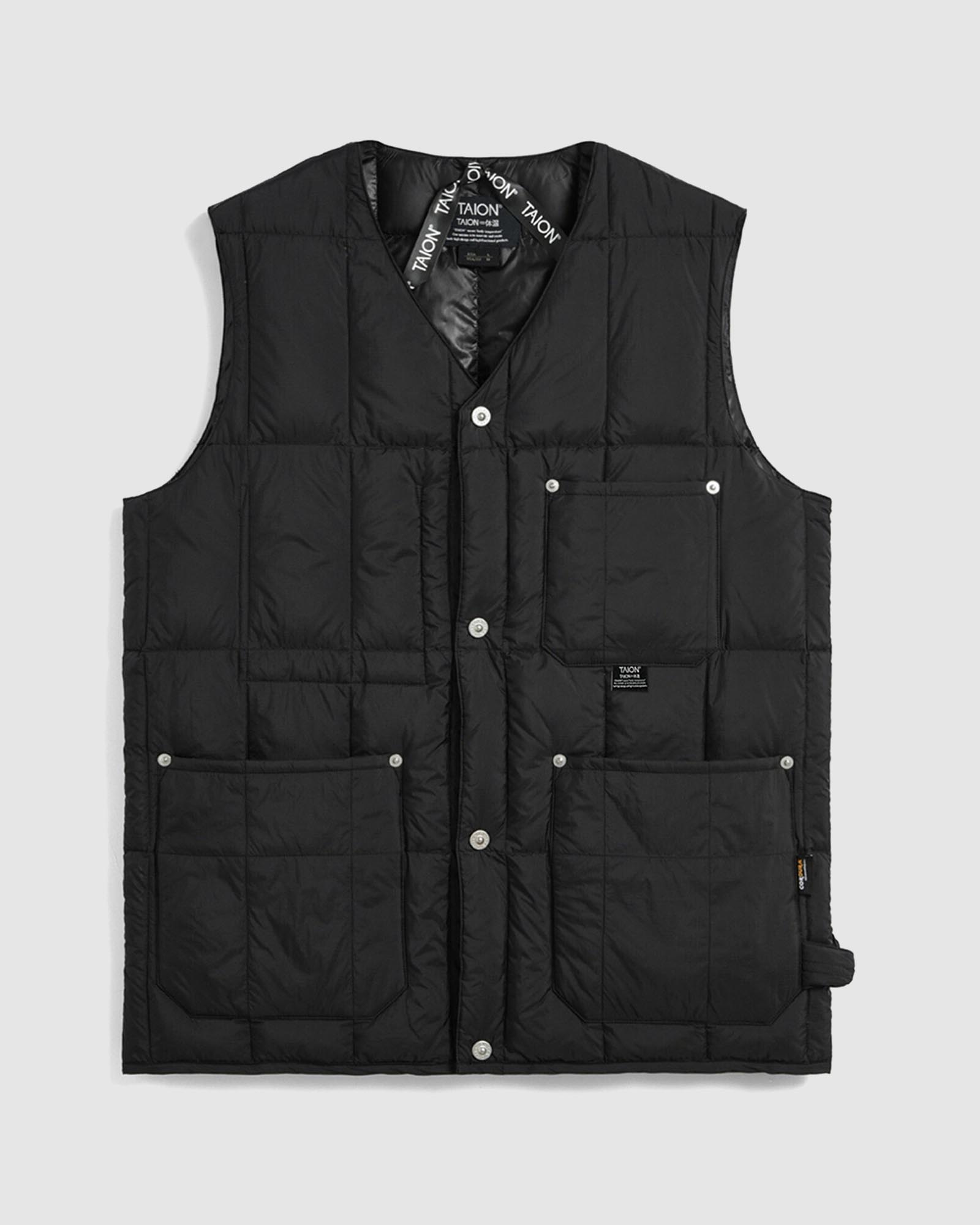 Work V-Neck Button Down Vest