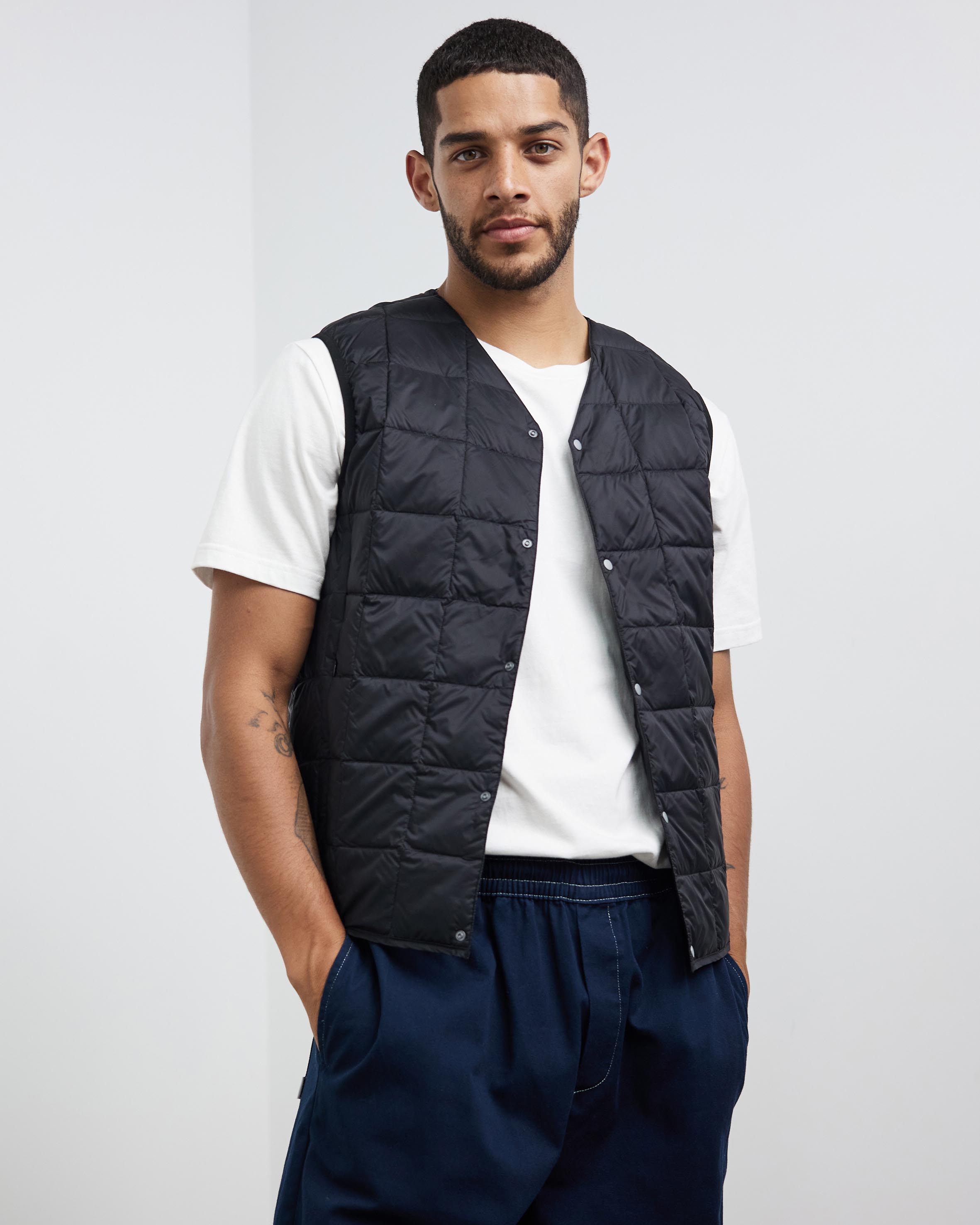 V-Neck Button Down Vest