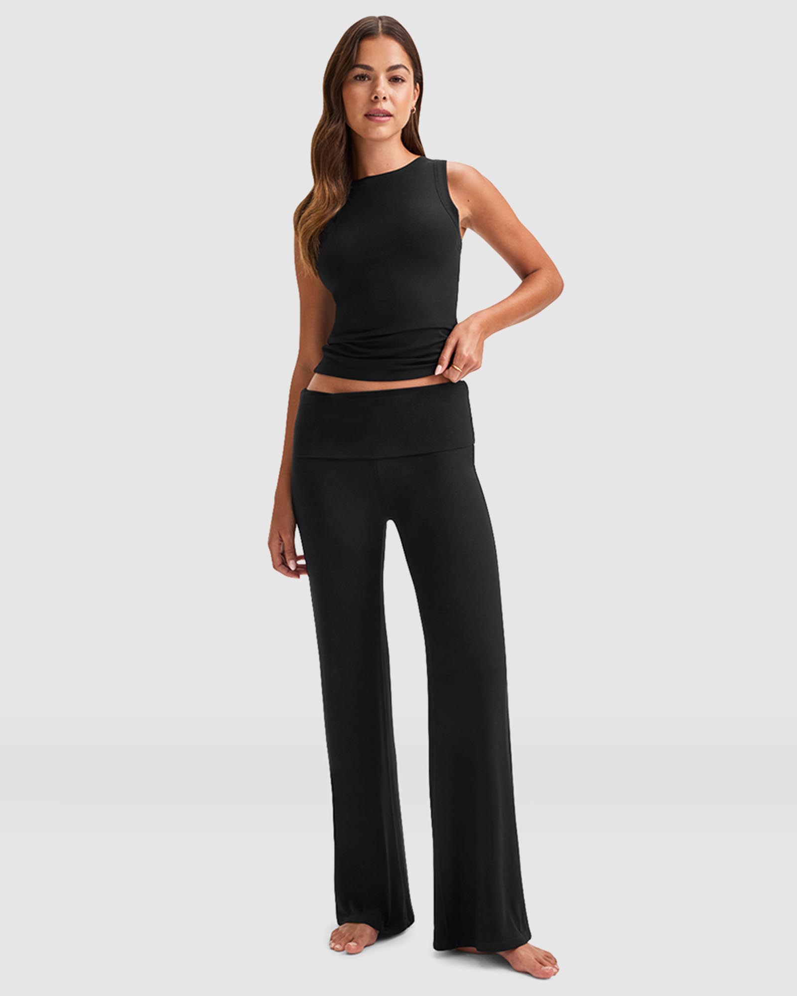 365 Sculpting Lounge Flared Trousers