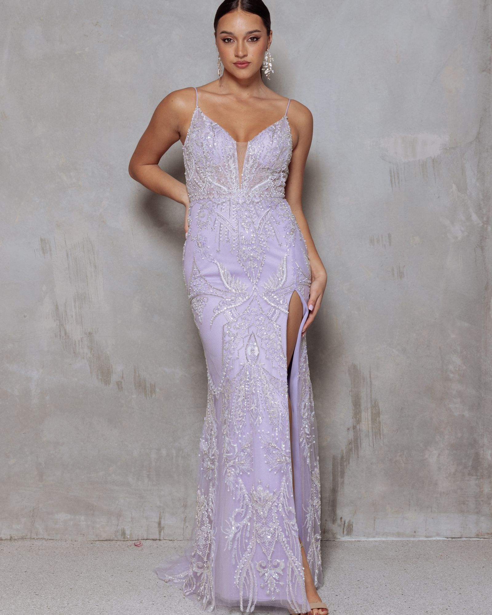 Wisteria Formal Dress (Skirt Lined)