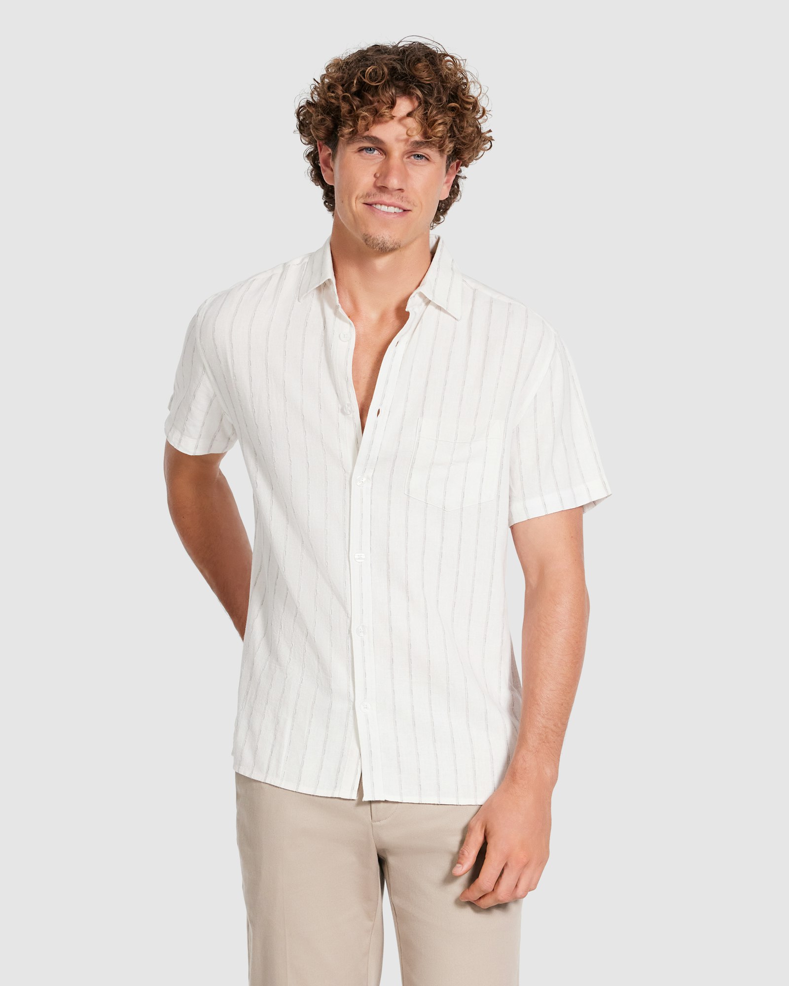 Artis Linen Stripe Shirt