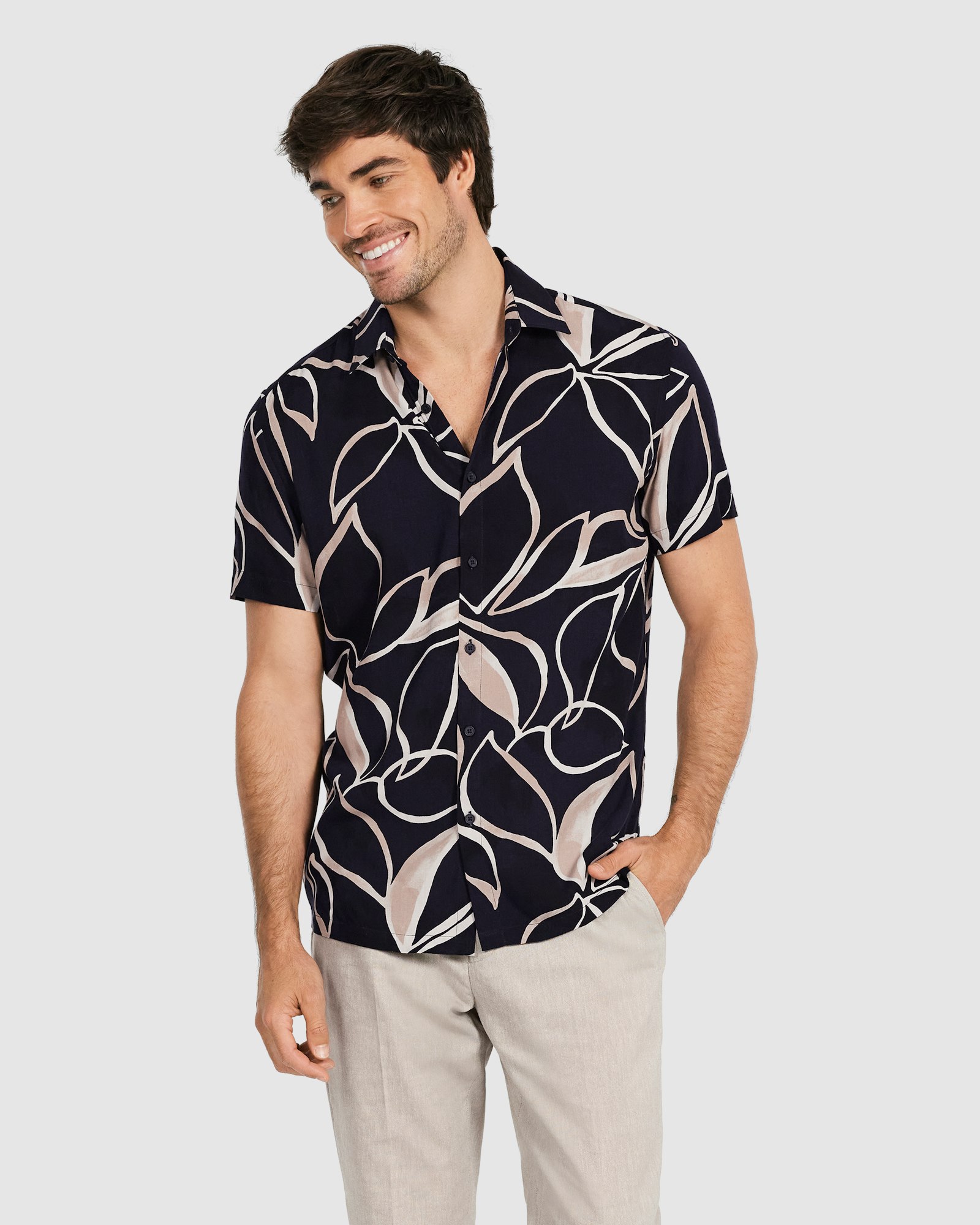 Jaques Viscose Geo Shirt