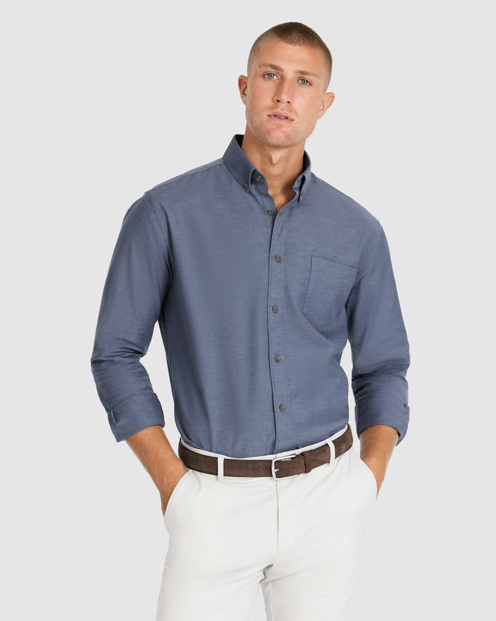 Amaro Stretch Oxford Shirt