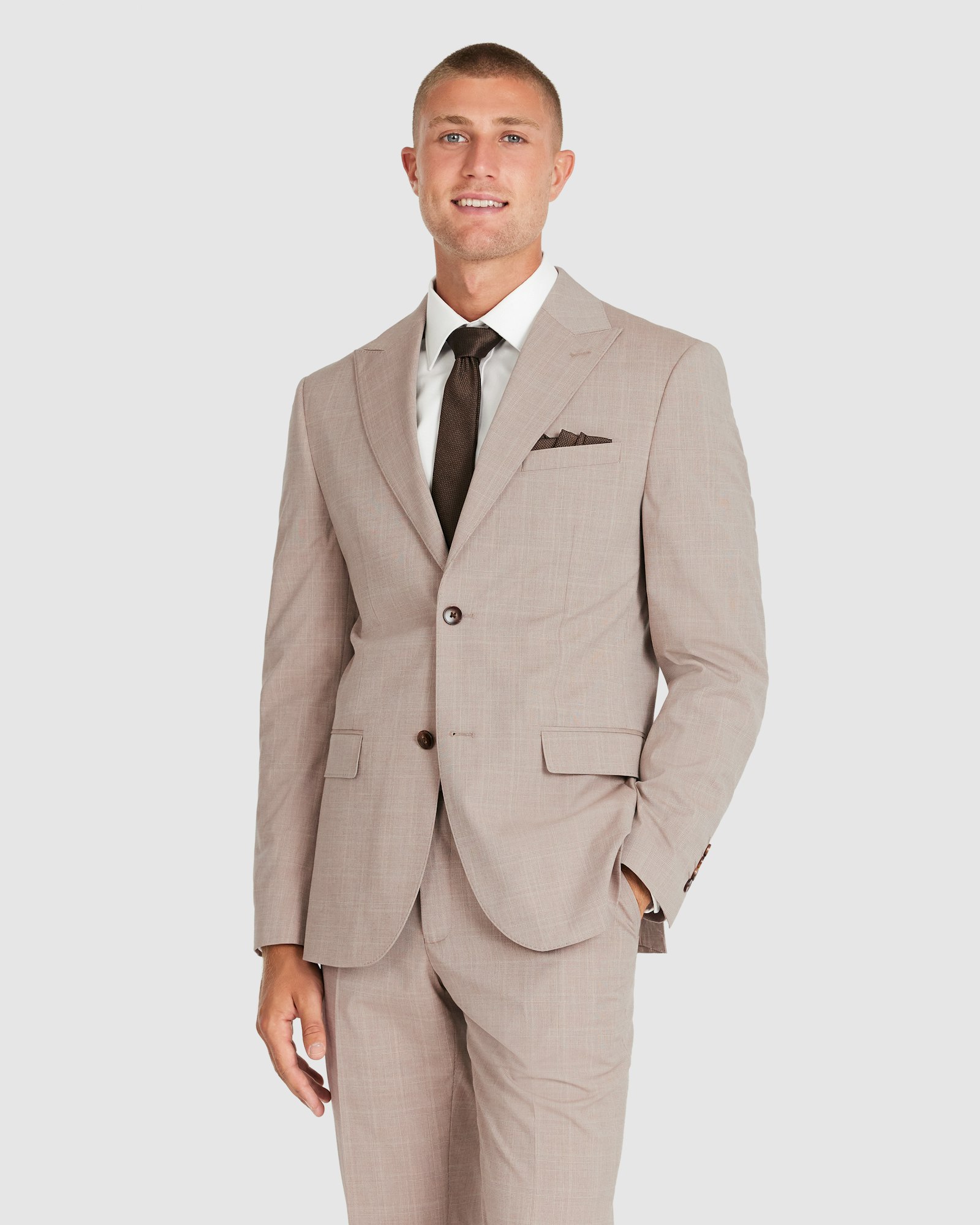 Arden Check Suit Jacket