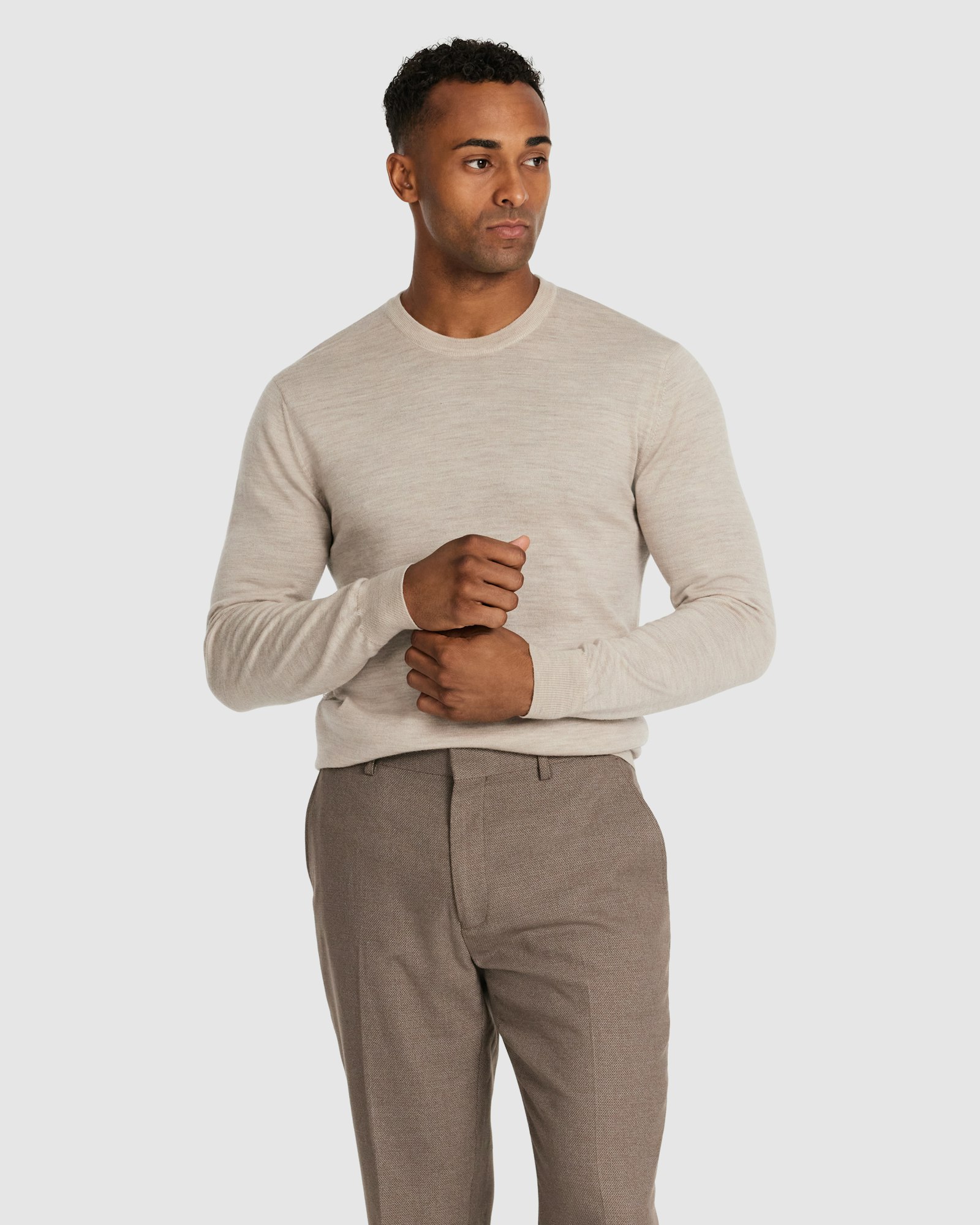 Wesley Merino Wool Crew Knit