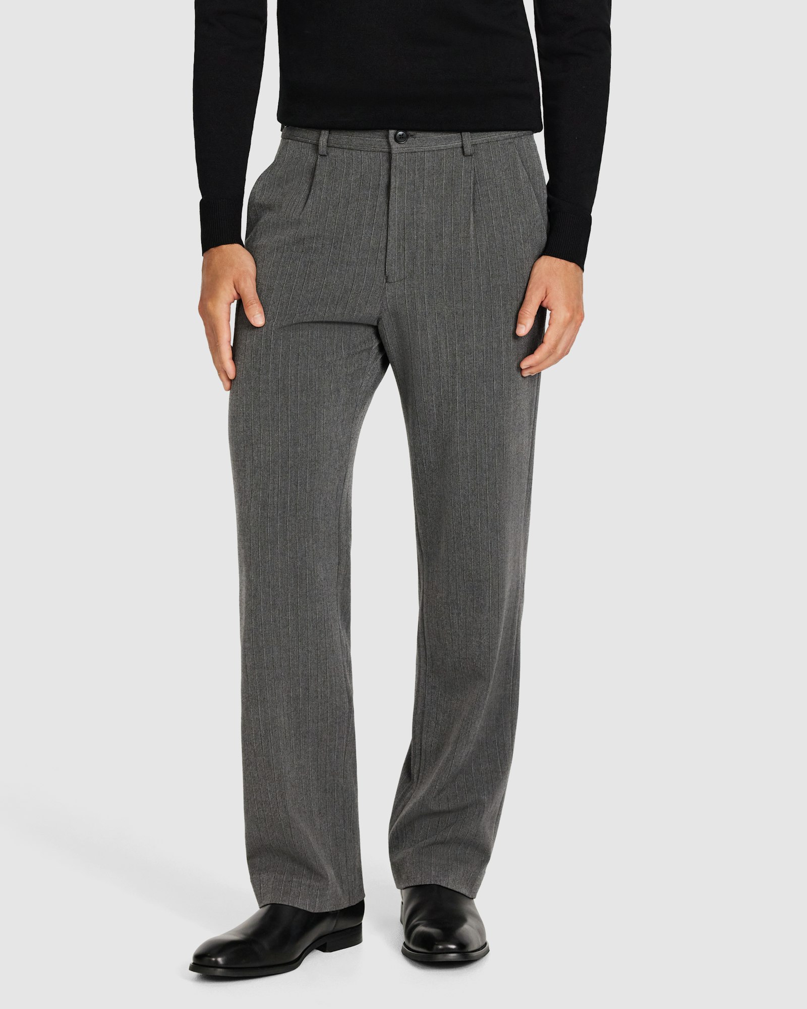 Strand Pinstripe Pleat Pant