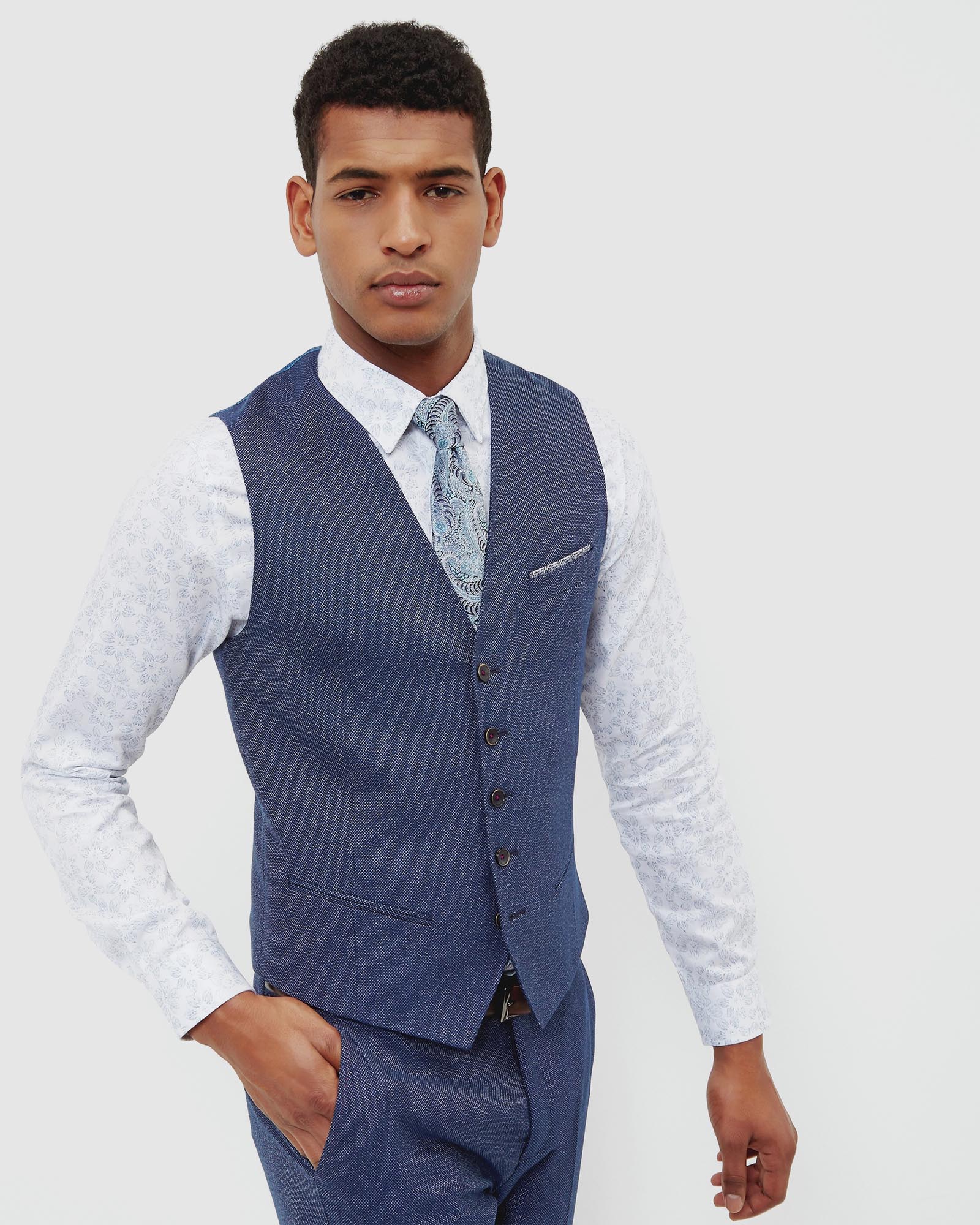Wingwai Semi Plain Waistcoat