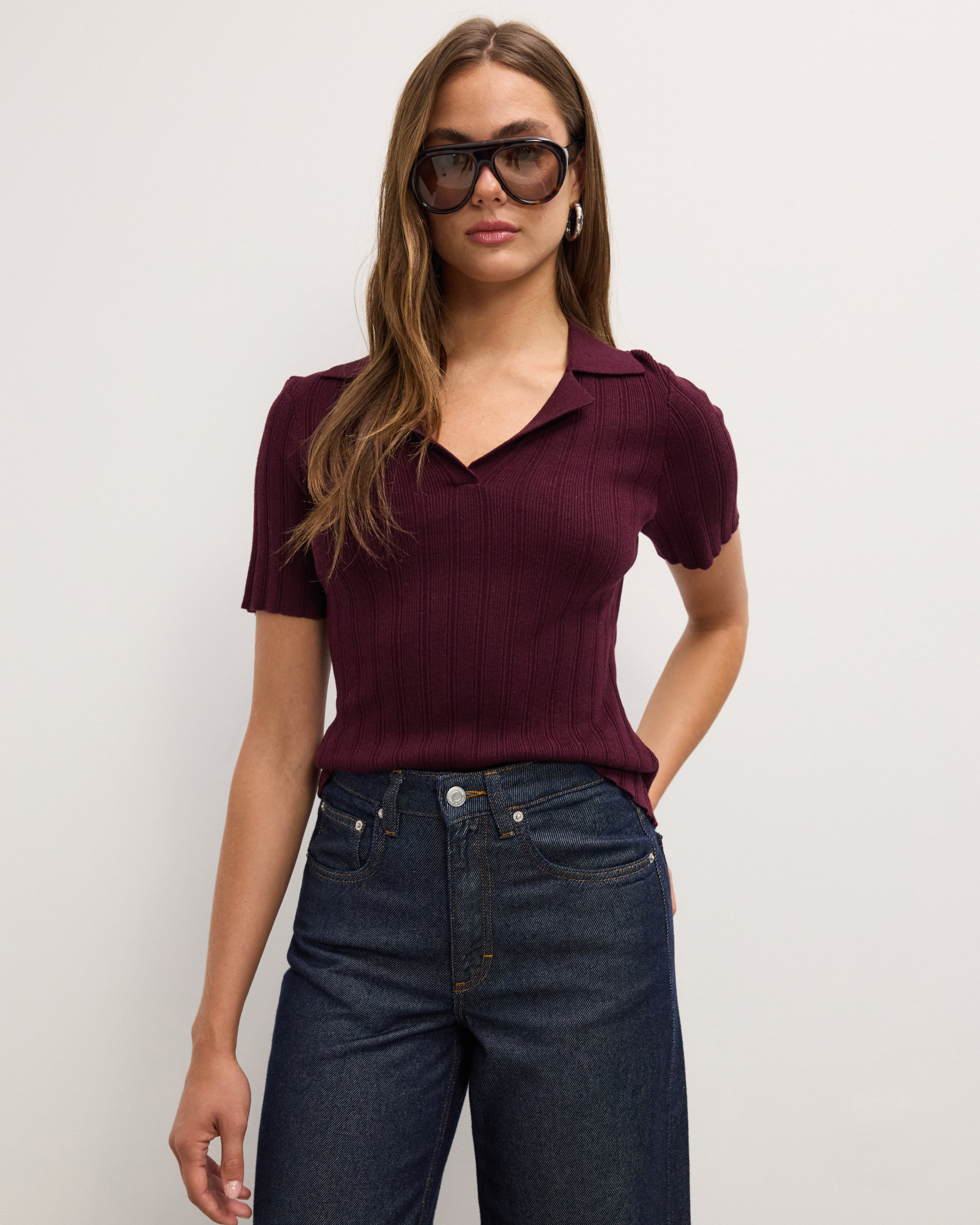 Miles Collared Knit Top