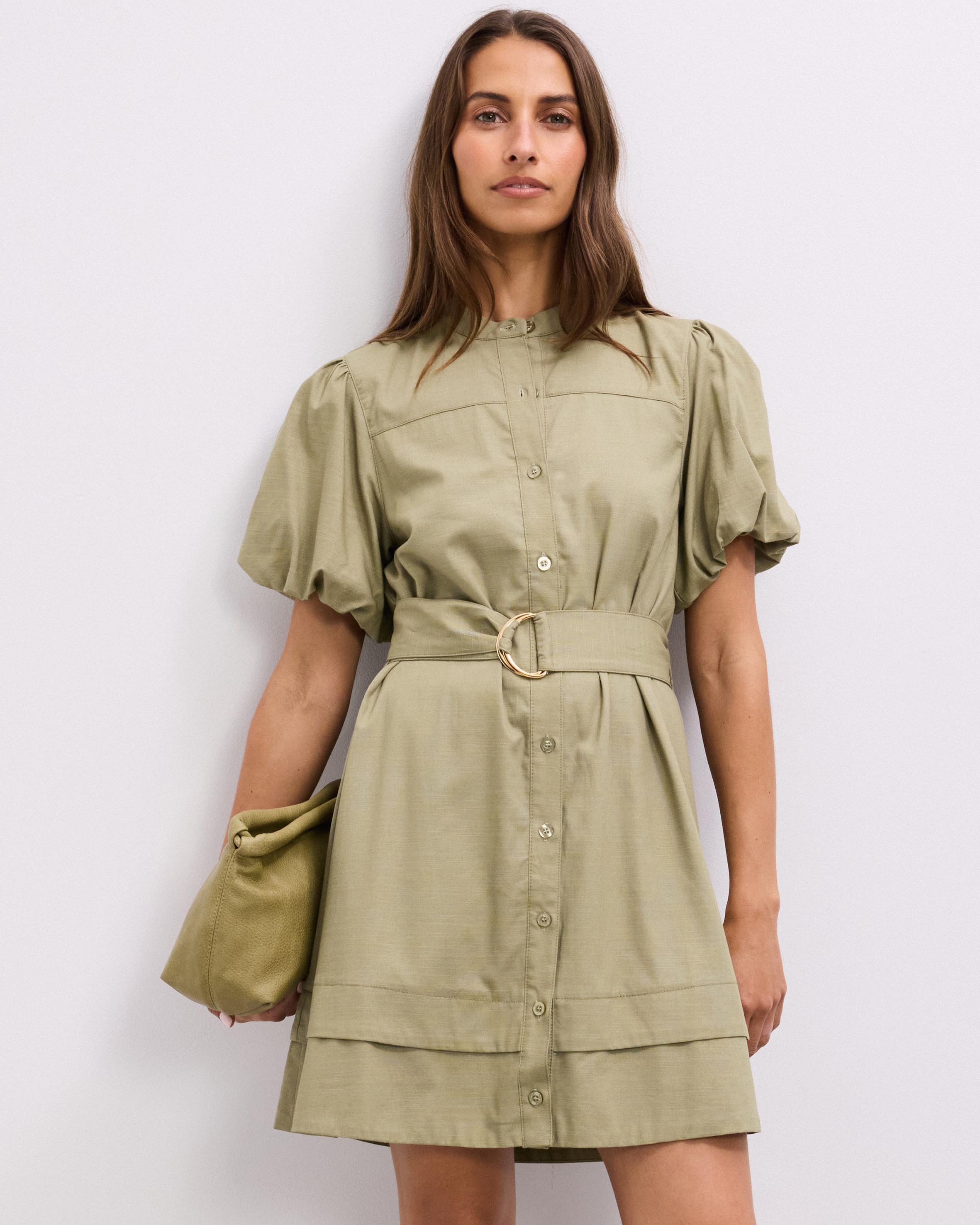 Karla Puff Sleeve Mini Dress