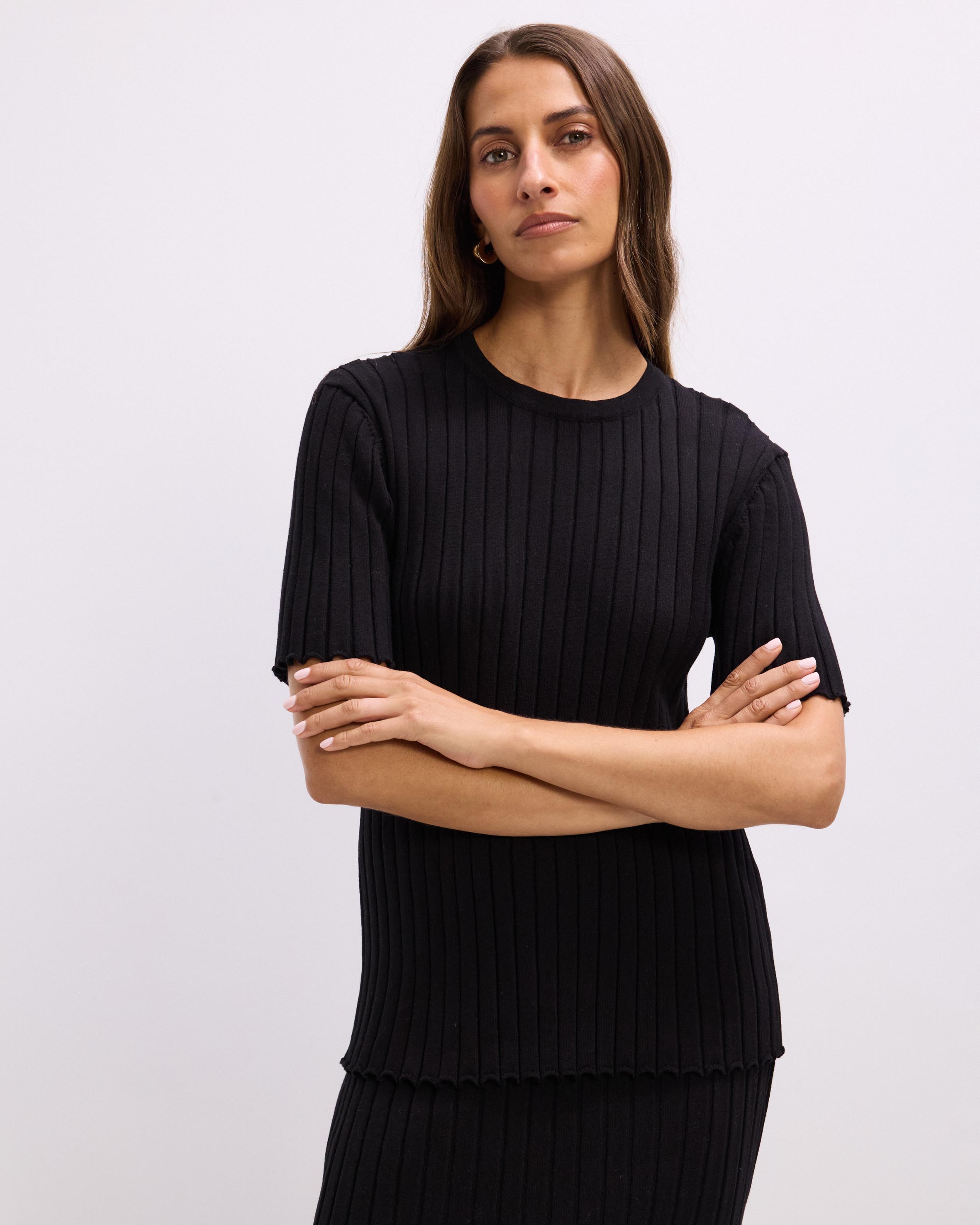 Nessa Relaxed Knit Tee