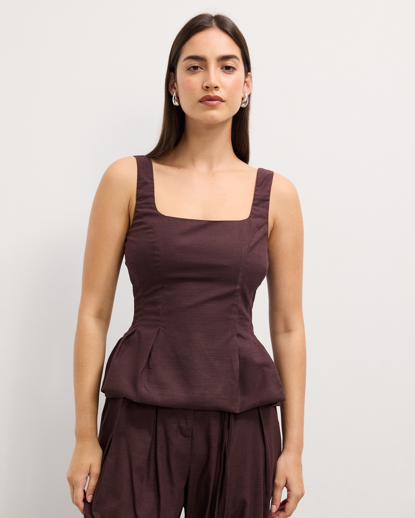 Camille Square Neck Top