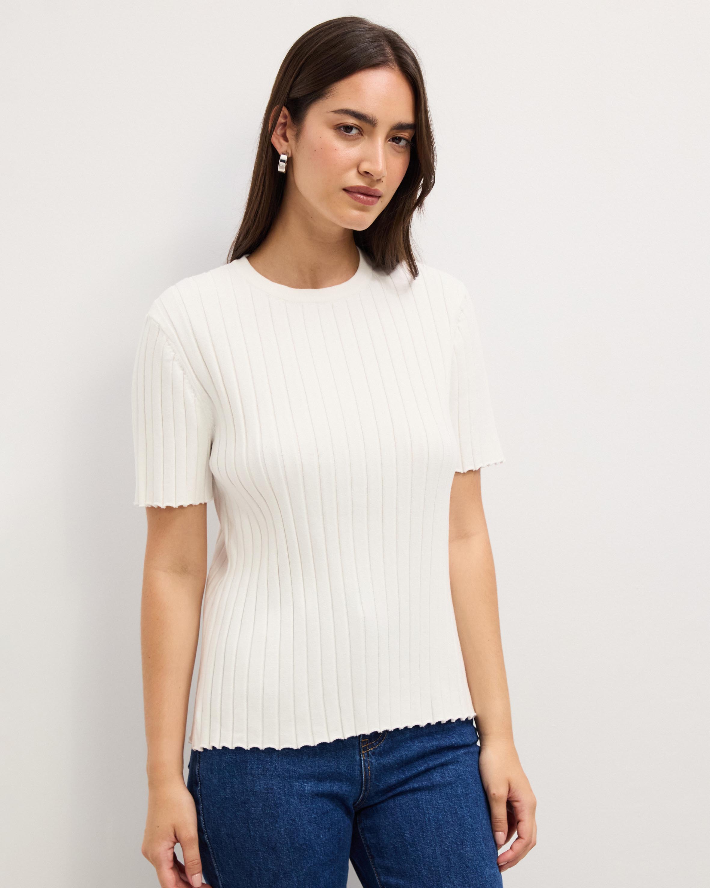 Nessa Relaxed Knit Tee
