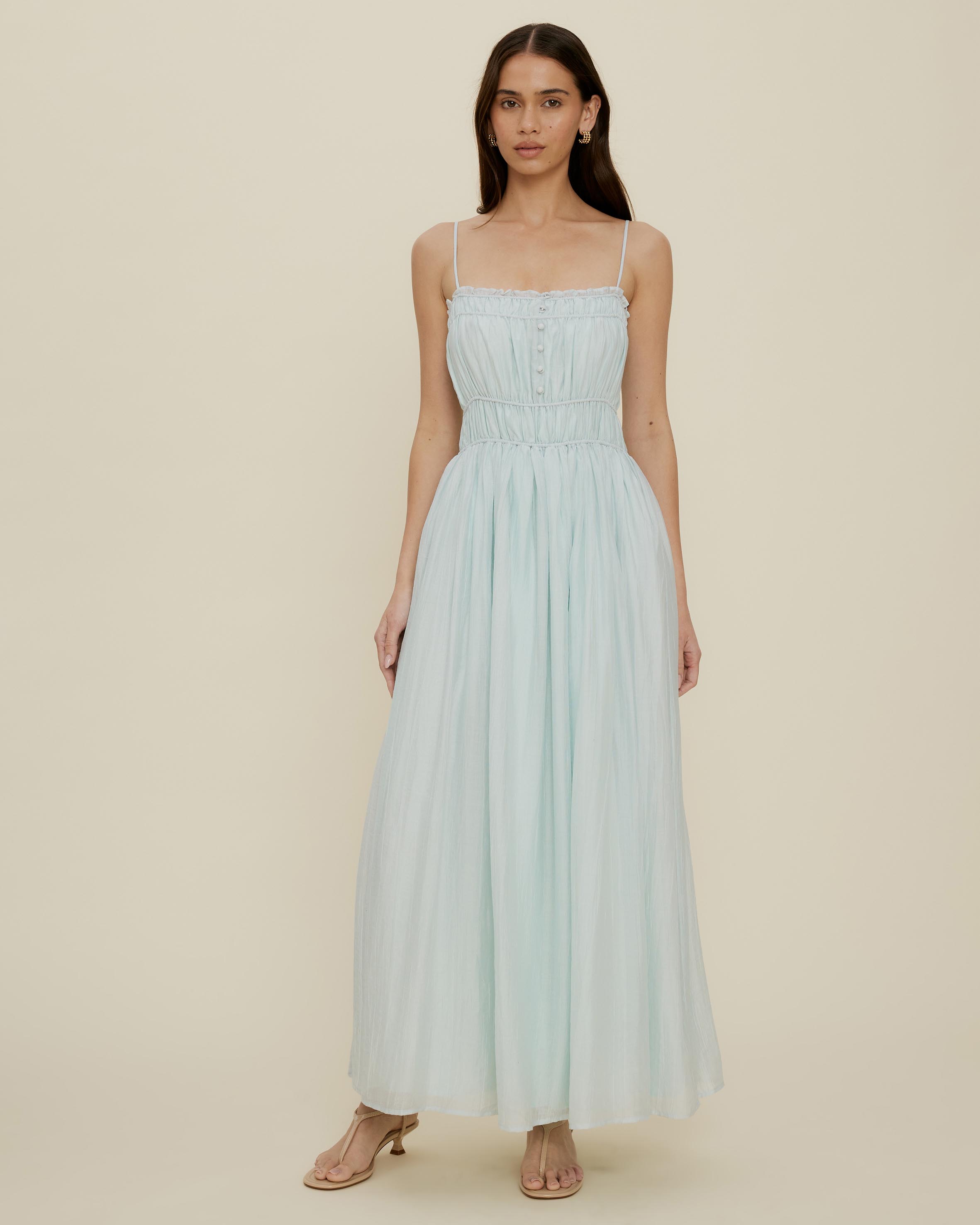 Rosie Gathered Midi Dress