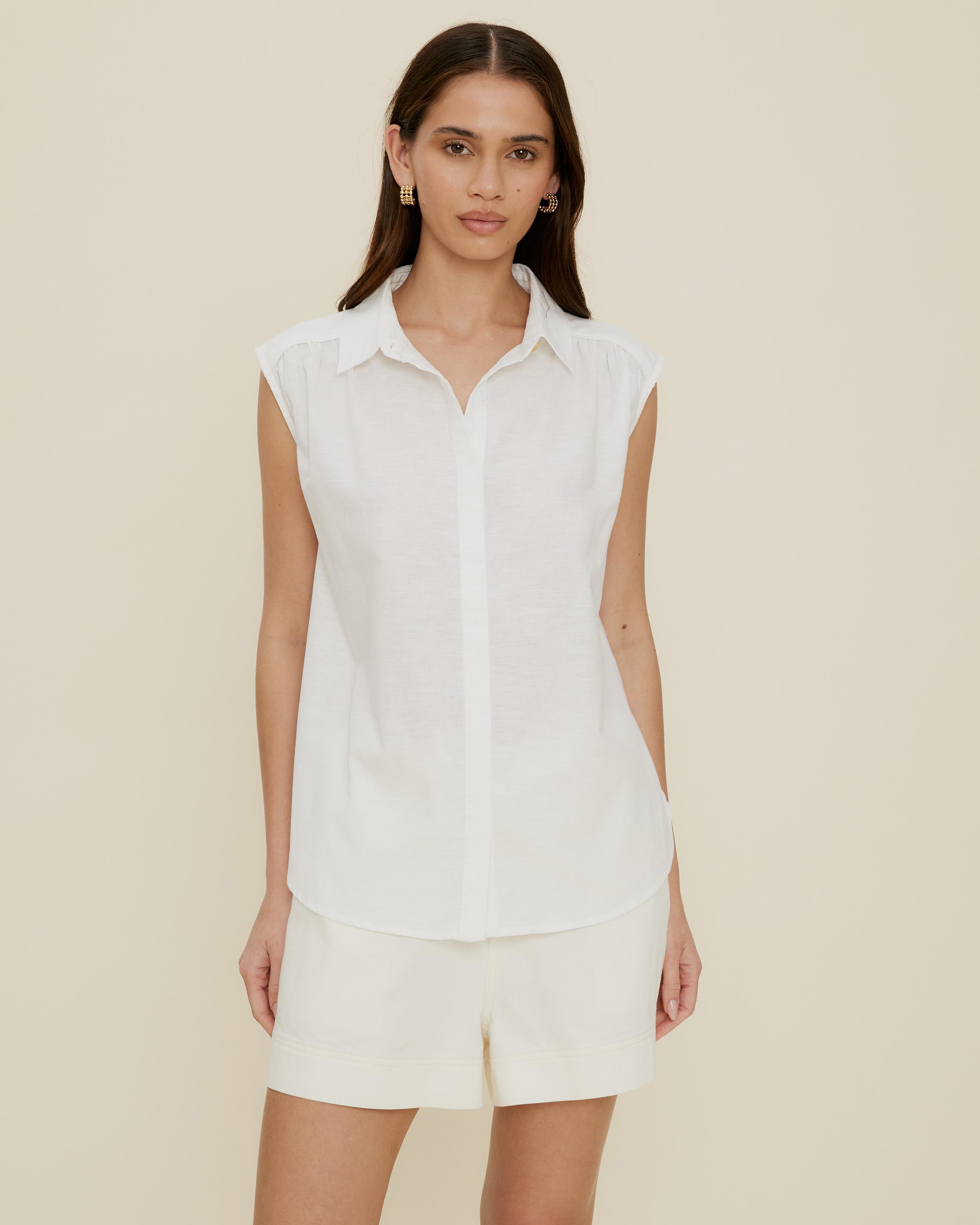 Lucie Linen Blend Shirt