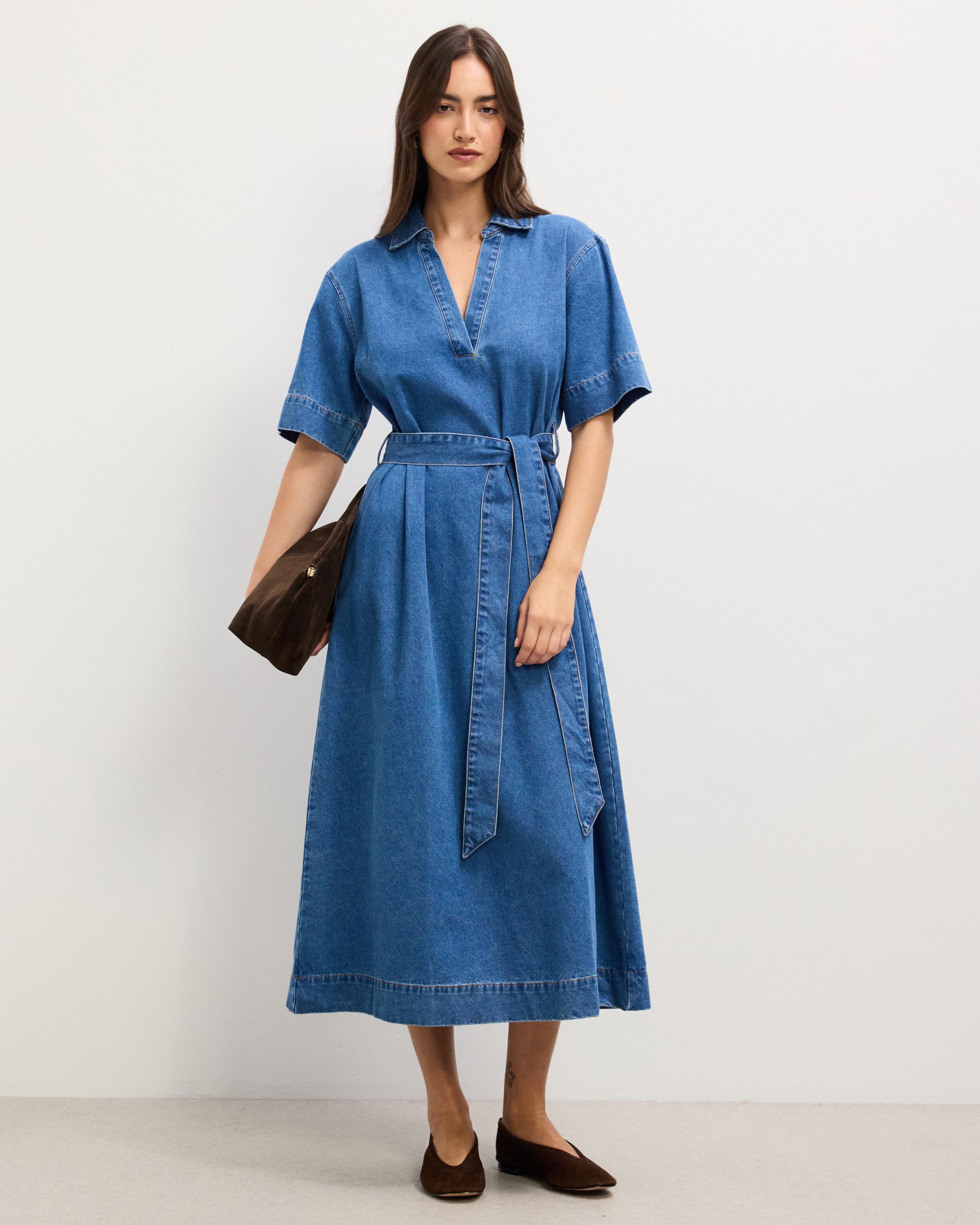Kate Denim Midi Dress