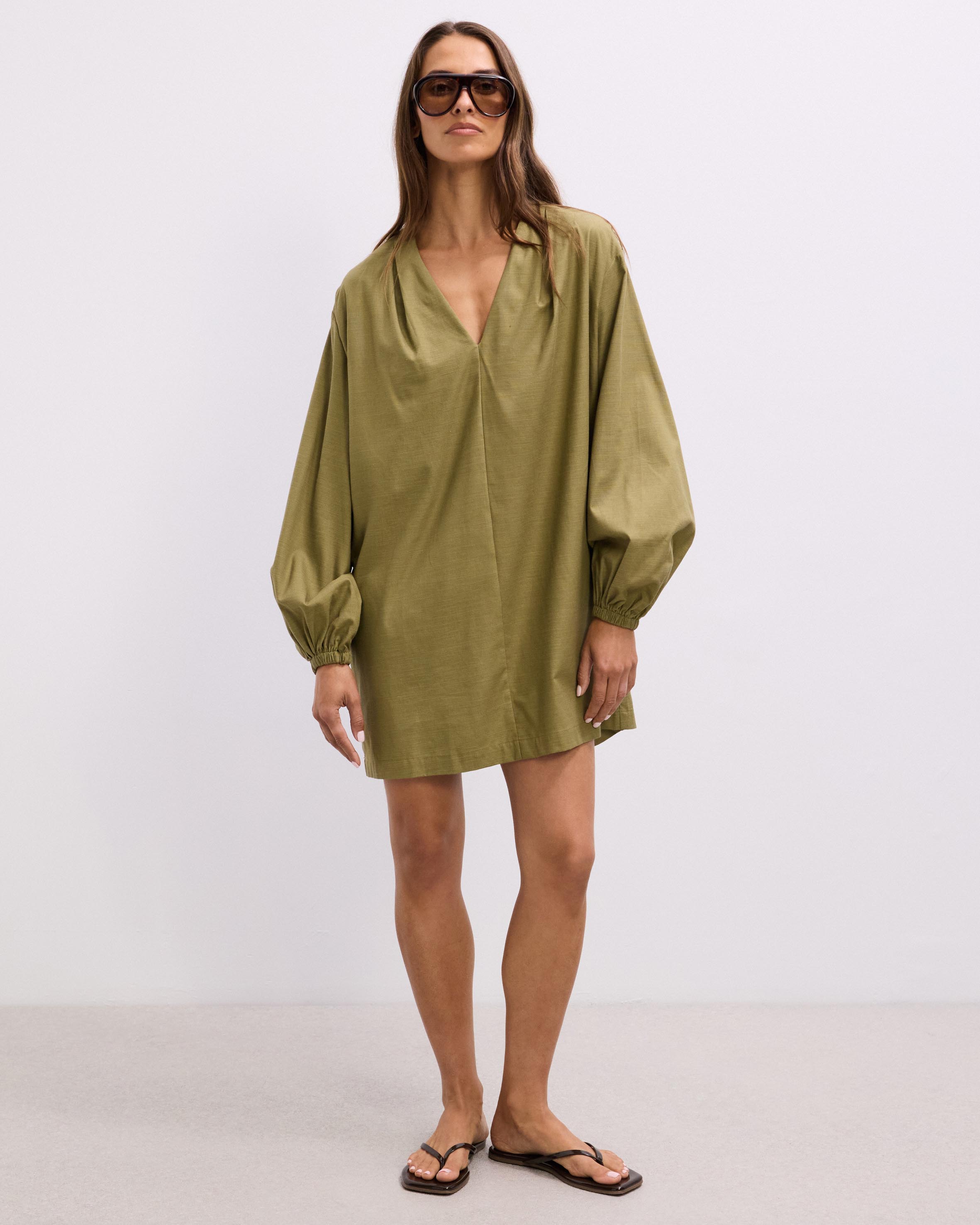 Greer Puff Sleeve Mini Dress