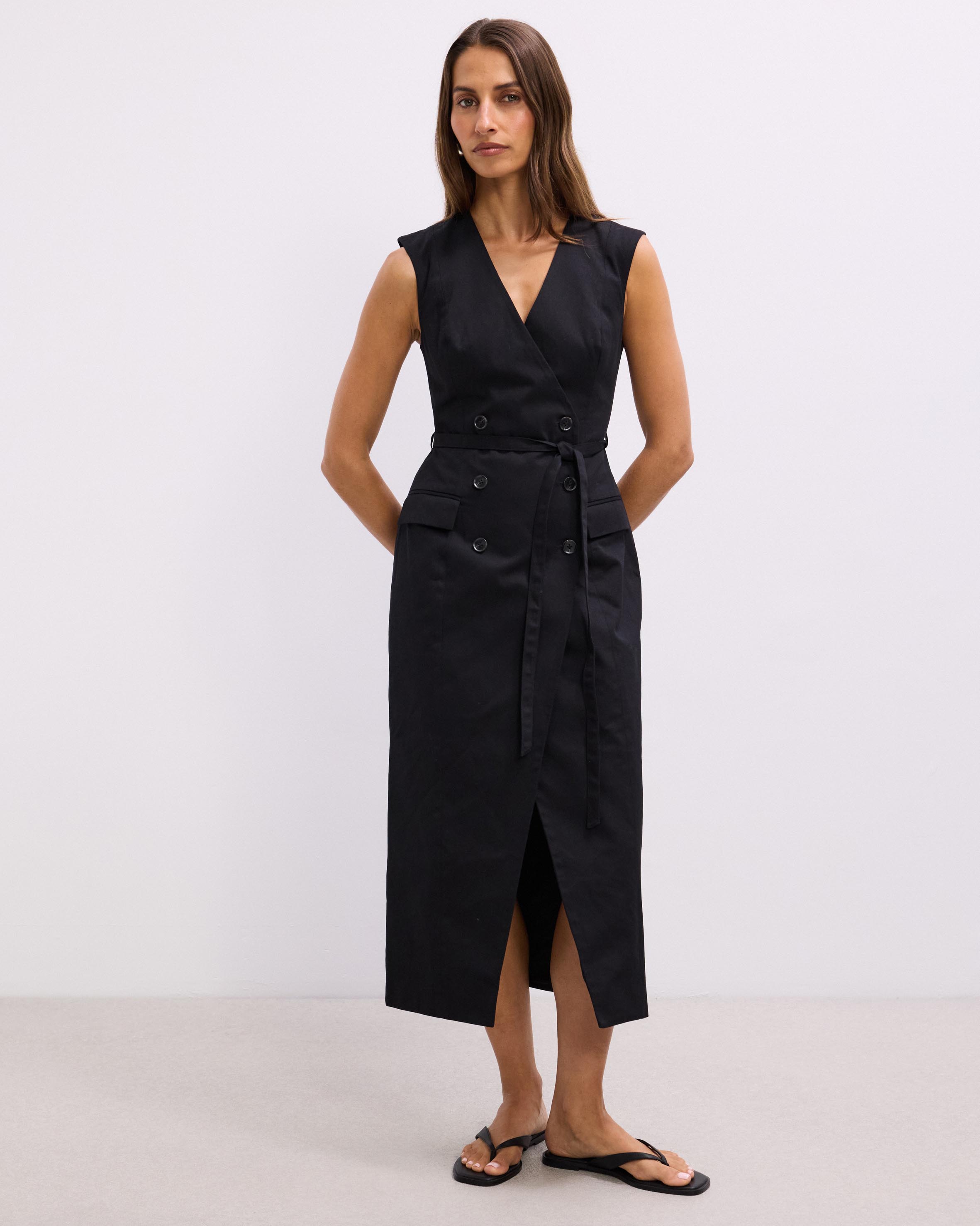 Mabel Vest Midi Dress