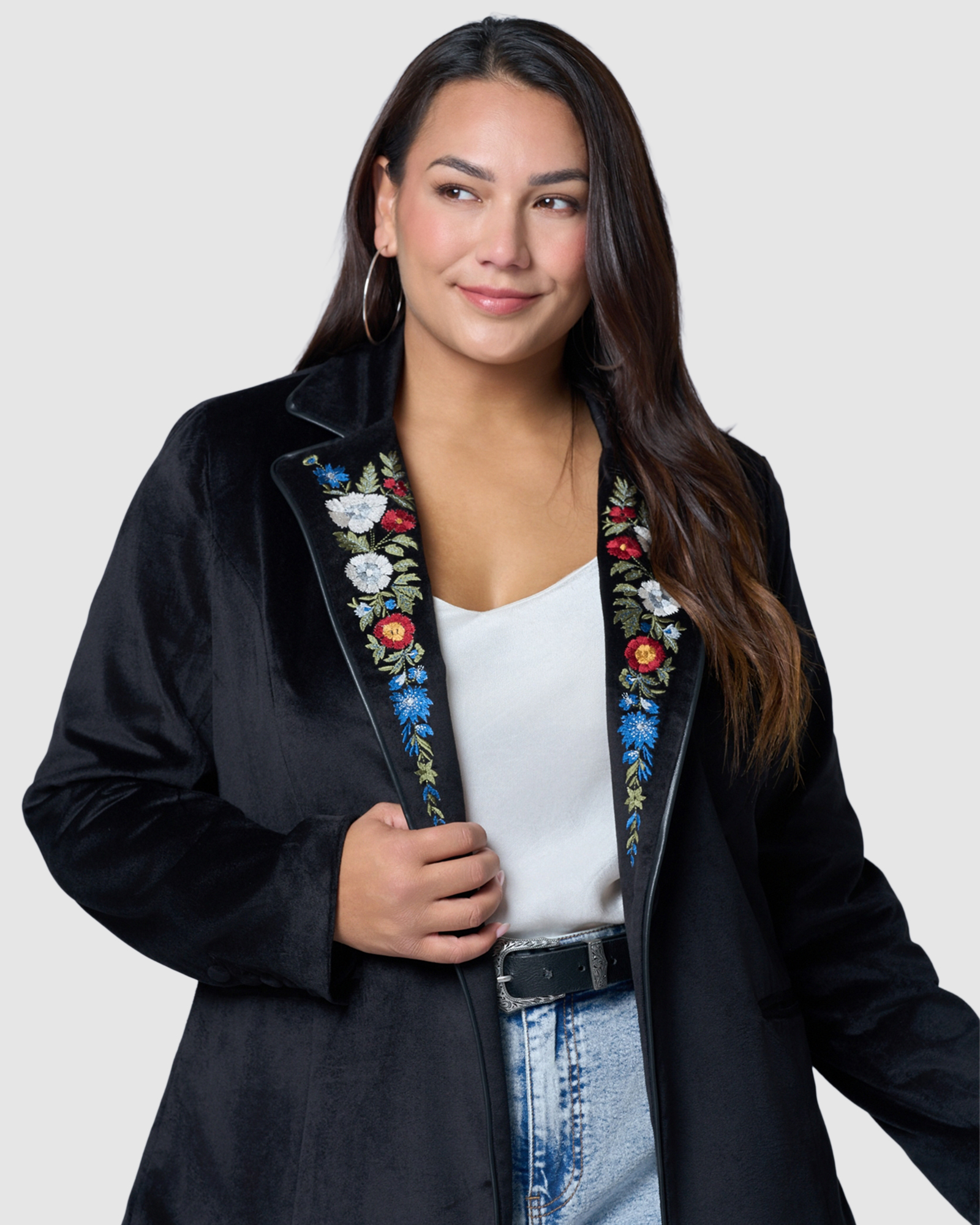 Dreamscape Velvet Blazer