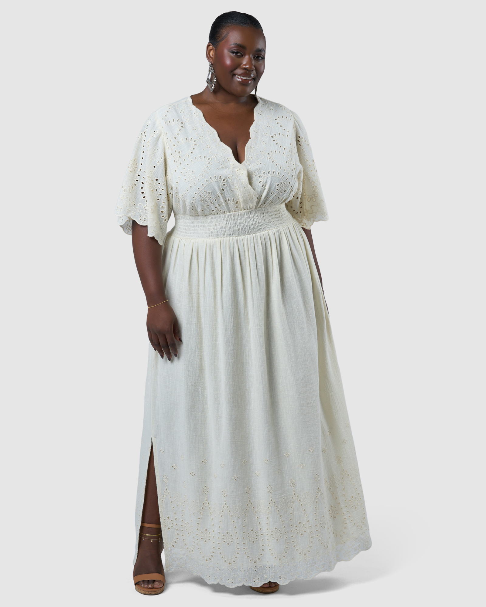 Artisan Broderie Maxi Dress