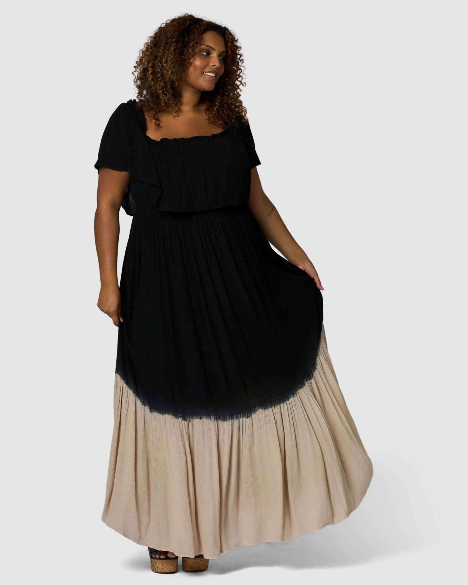 Moondive Maxi Tie Dye Dress
