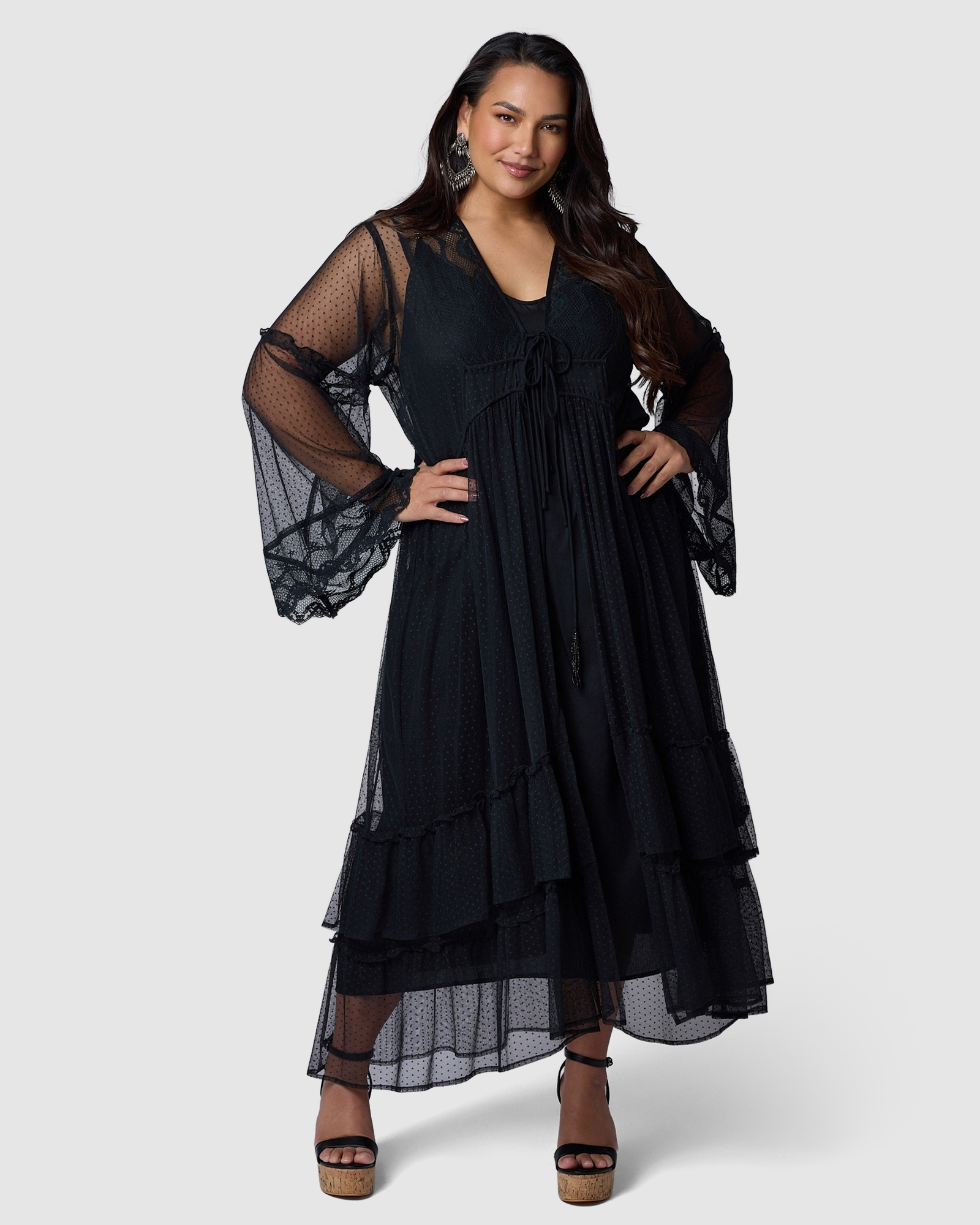 Harmonic Halo Maxi Dress