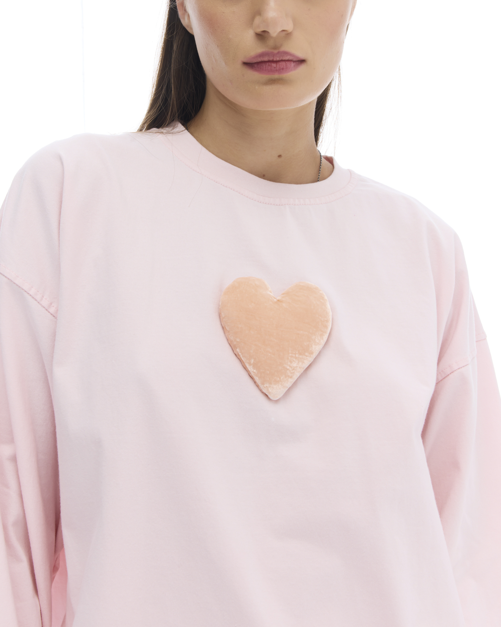 We Love Velvet Heart Long Sleeve Tee