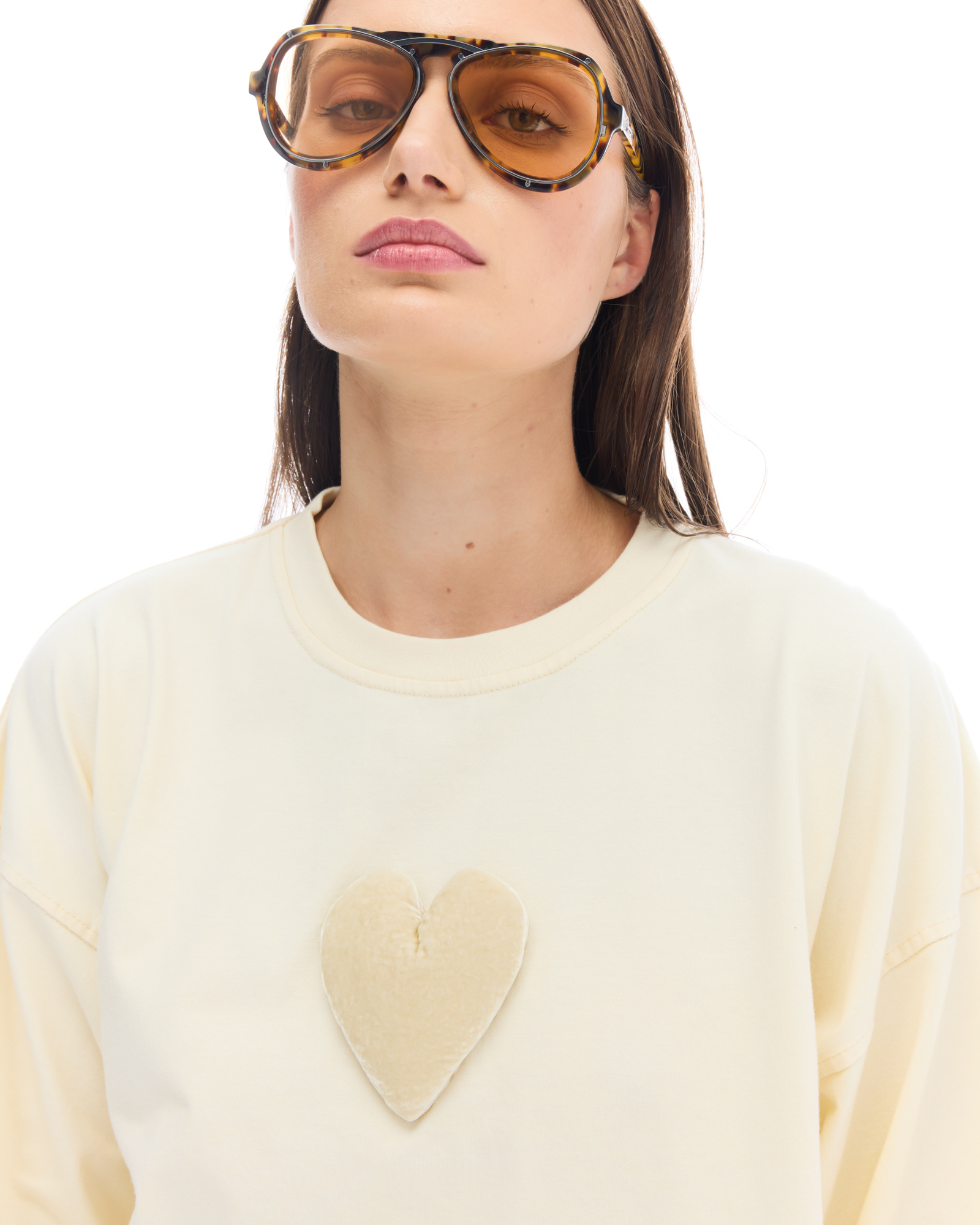 We Love Velvet Heart Long Sleeve Tee