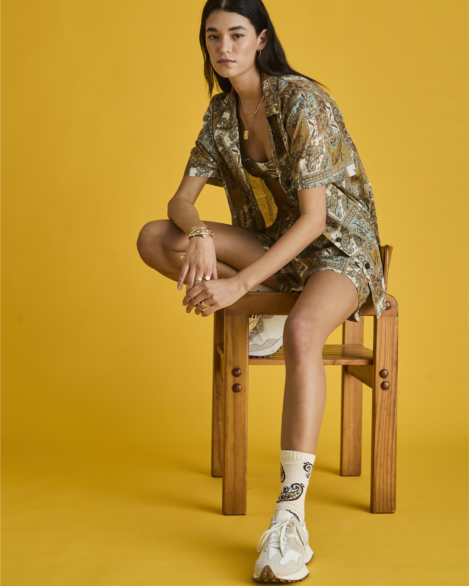 Vadella Andie Paisley Shirt