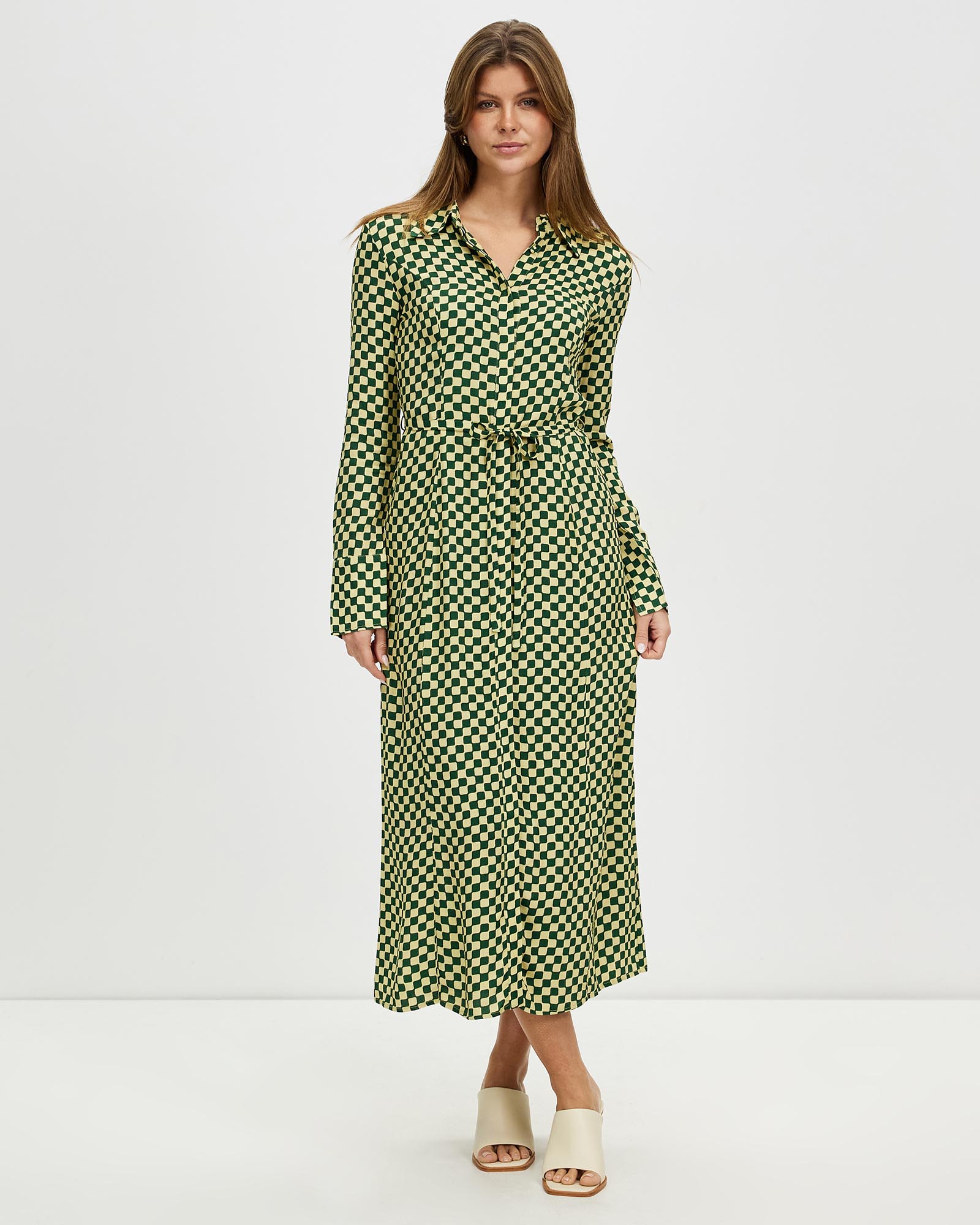 Retrospect Midi Shirt Dress