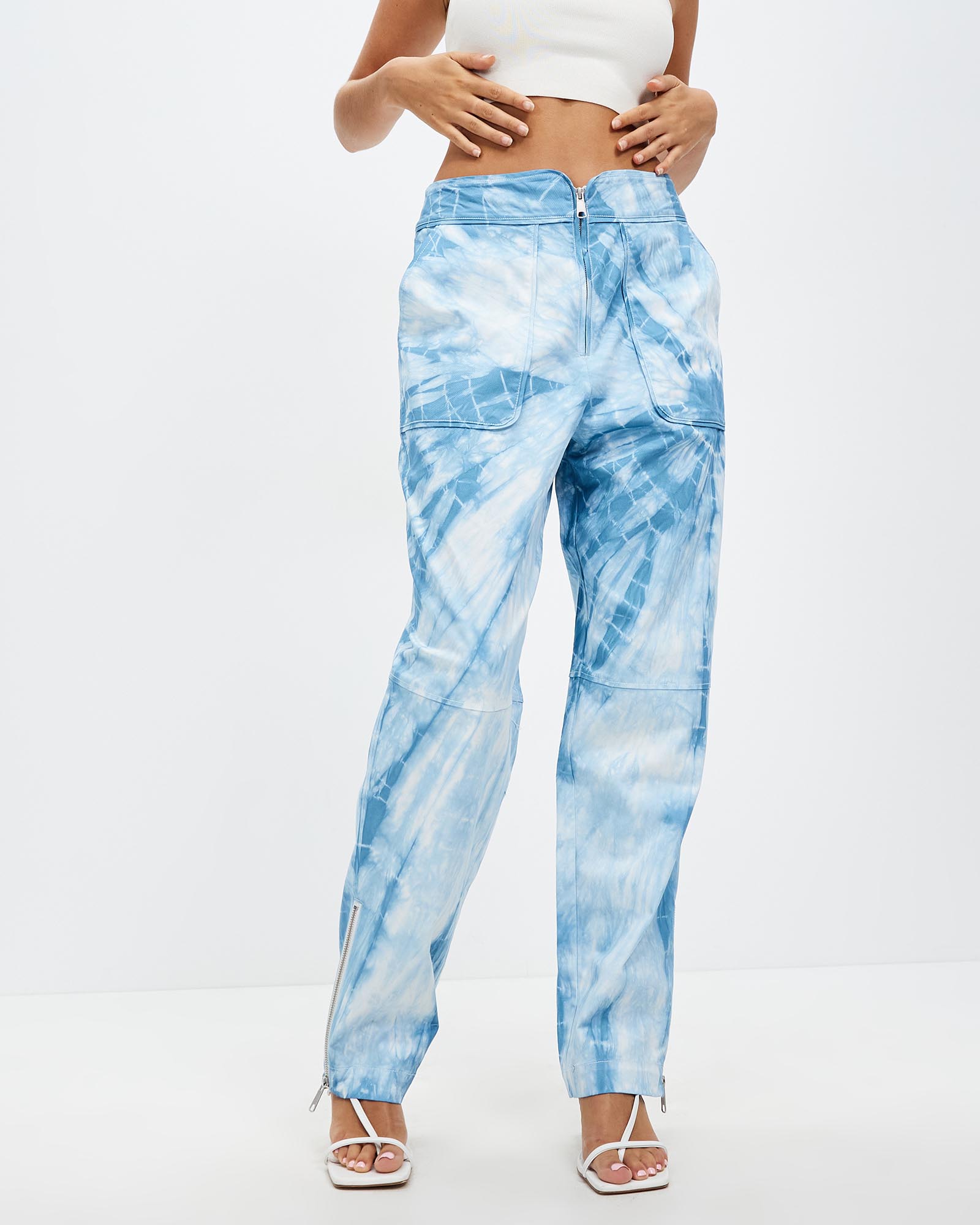 Uniform Zip Up Trousers